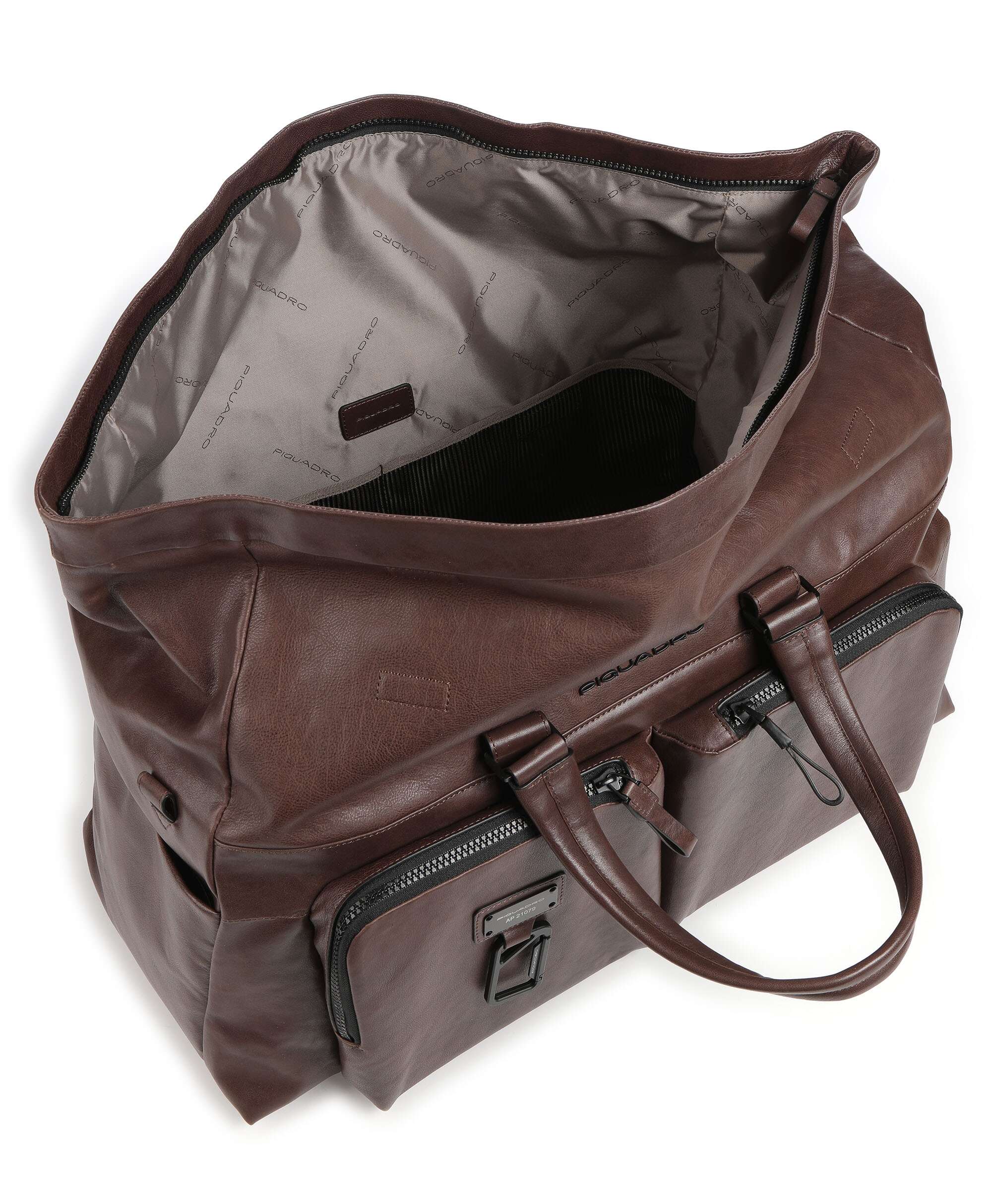 Piquadro Harper Sac weekend dark brown - Image 4