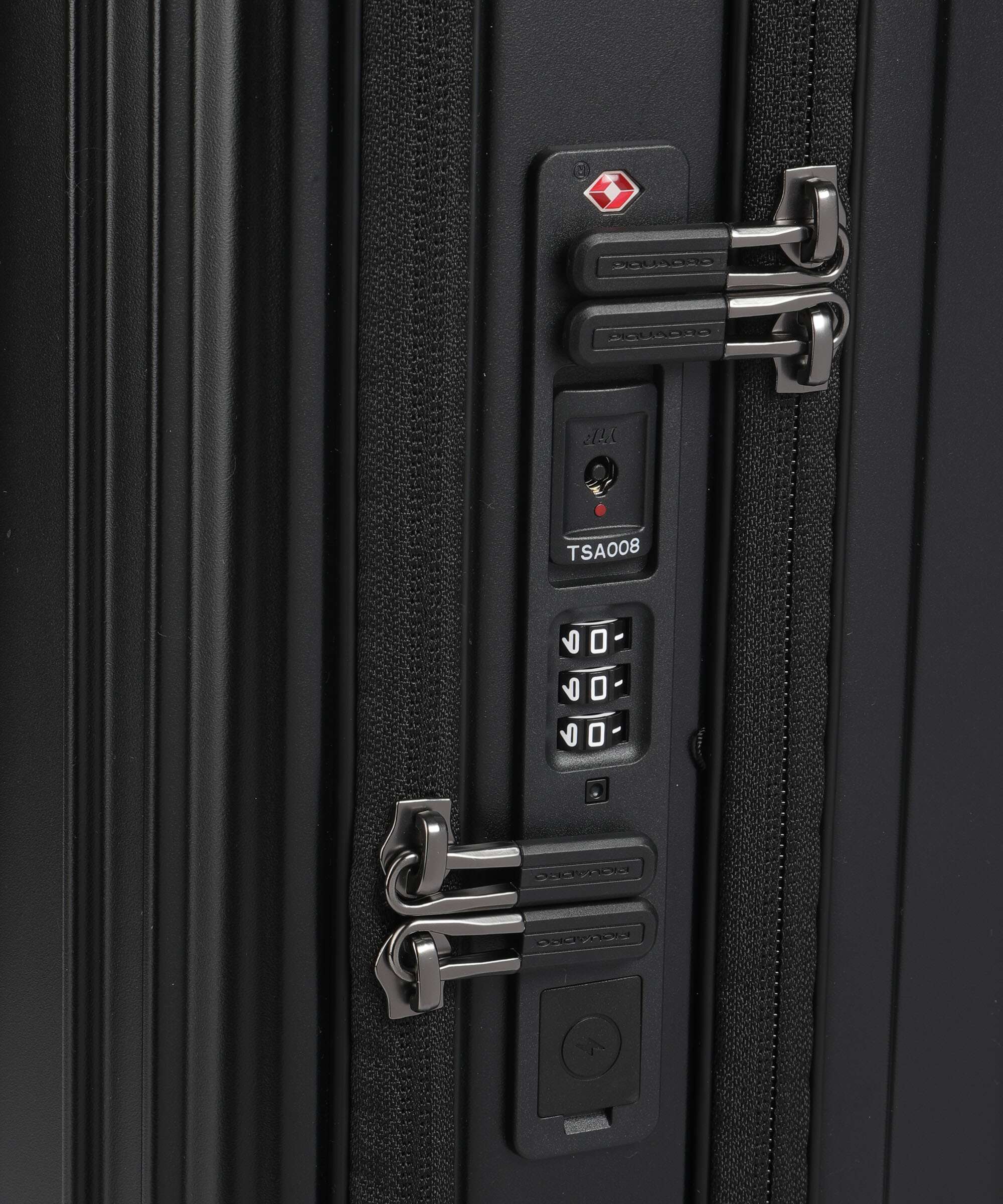 Piquadro PQ-Light Valise 4 roues black - Image 3