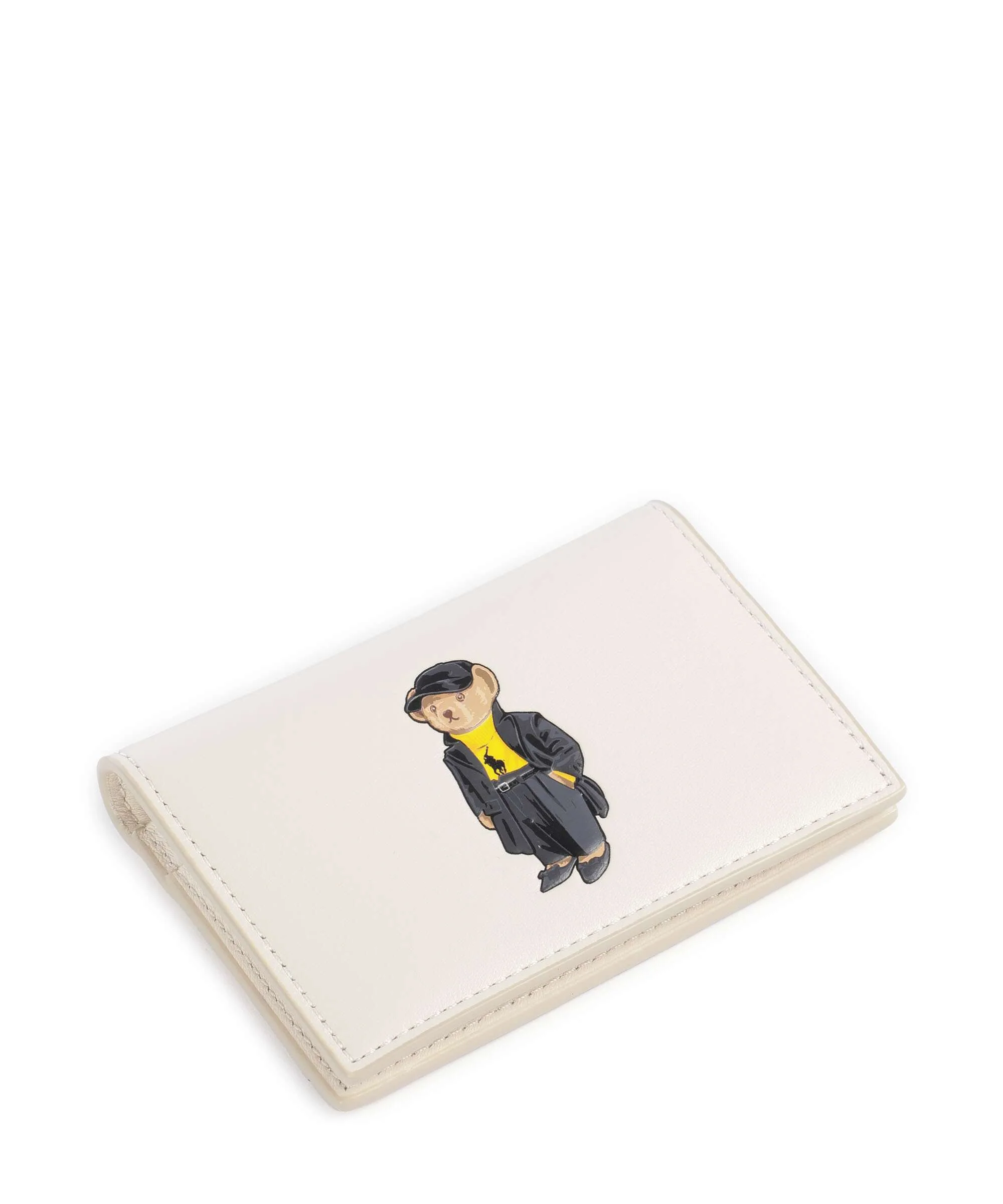 Polo Ralph Lauren Bear Holiday Étui à cartes crédit ivory - Image 4