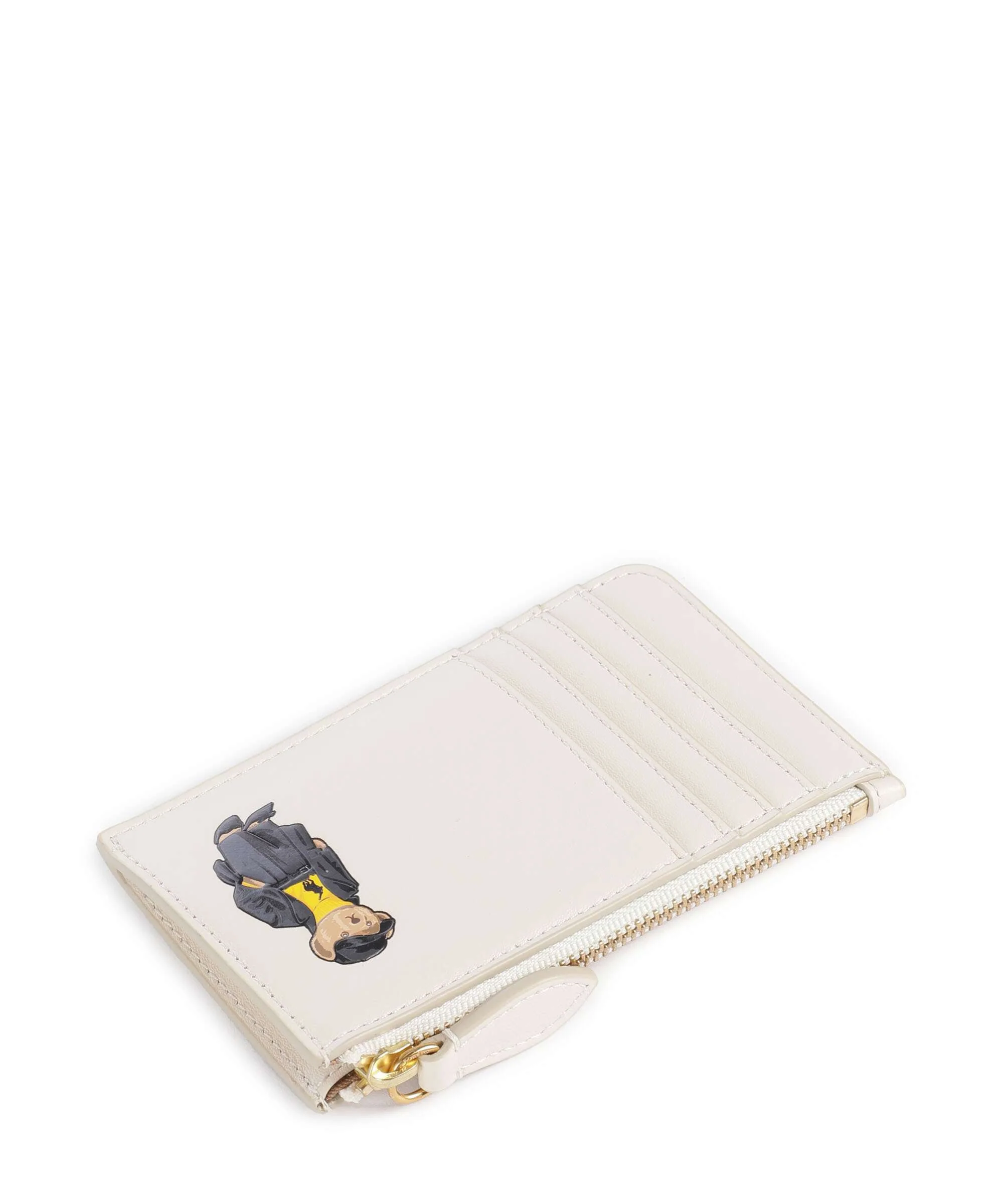 Polo Ralph Lauren Bear Holiday Étui à cartes crédit ivory - Image 3