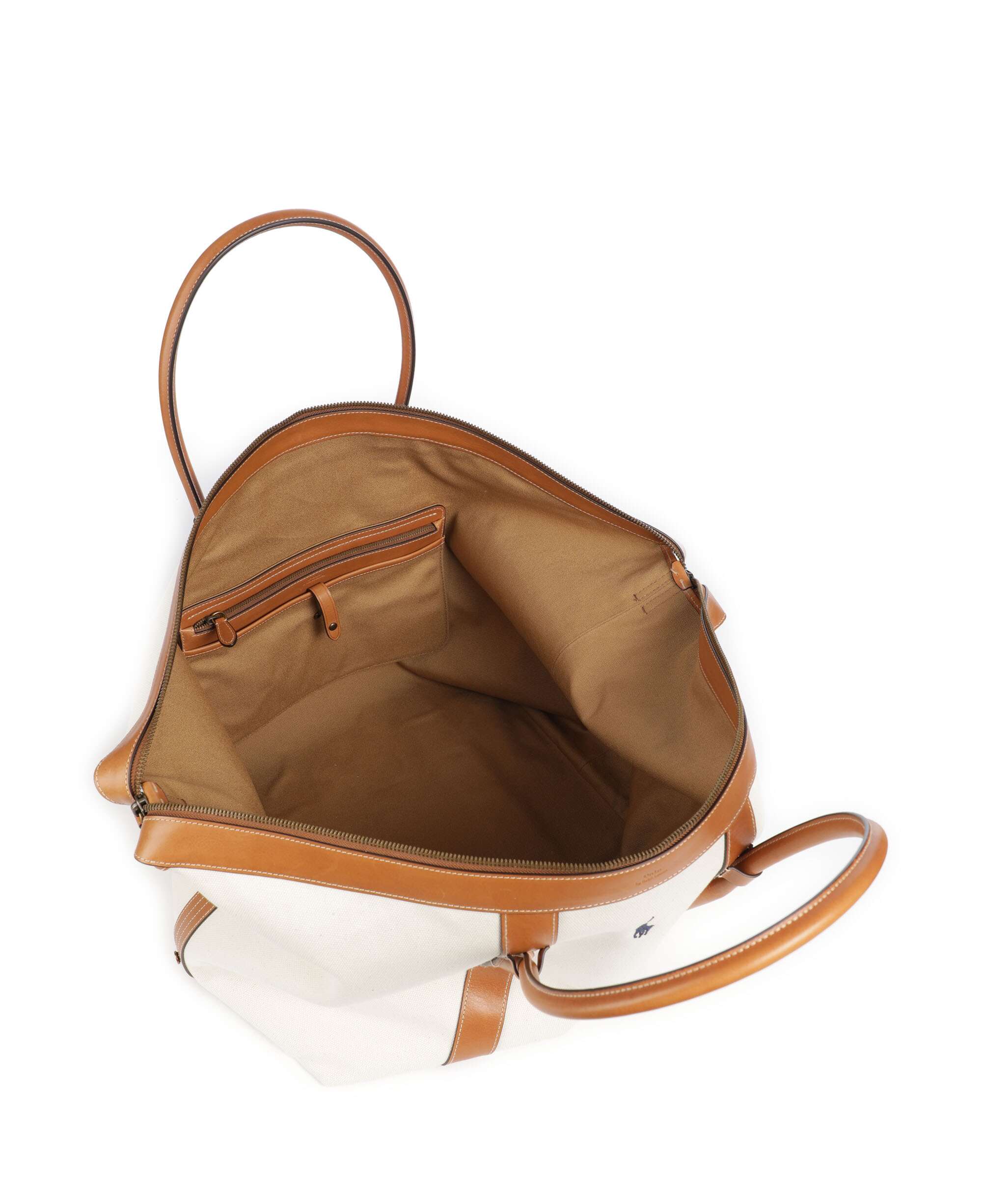 Polo Ralph Lauren Bellport Extra Large Sac weekend natural/cuoio - Image 5