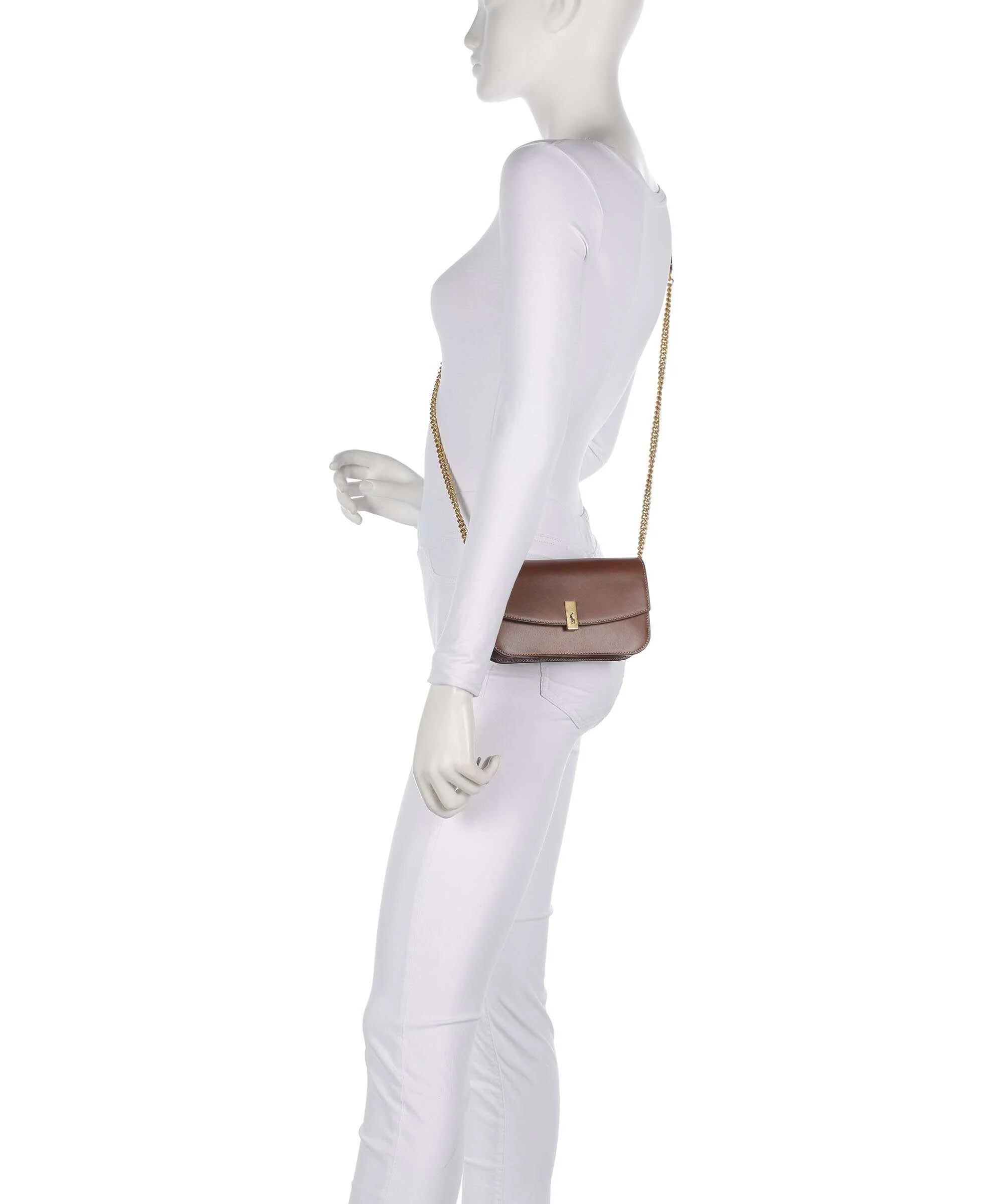 Polo Ralph Lauren ID Collection Small Sac bandoulière cuoio - Image 3