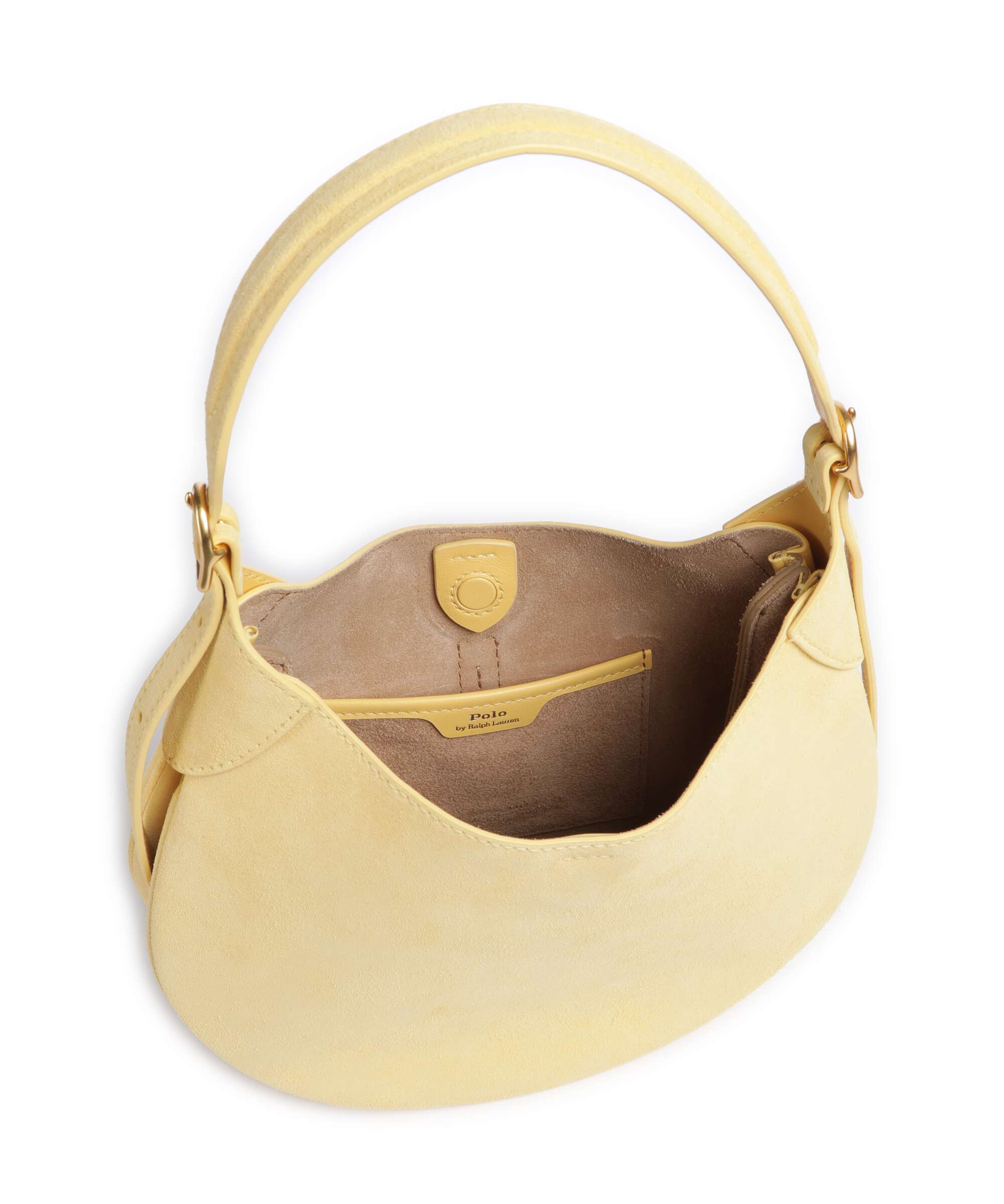 Polo Ralph Lauren ID Collection Small Sac porté épaule lemon meringue - Image 6
