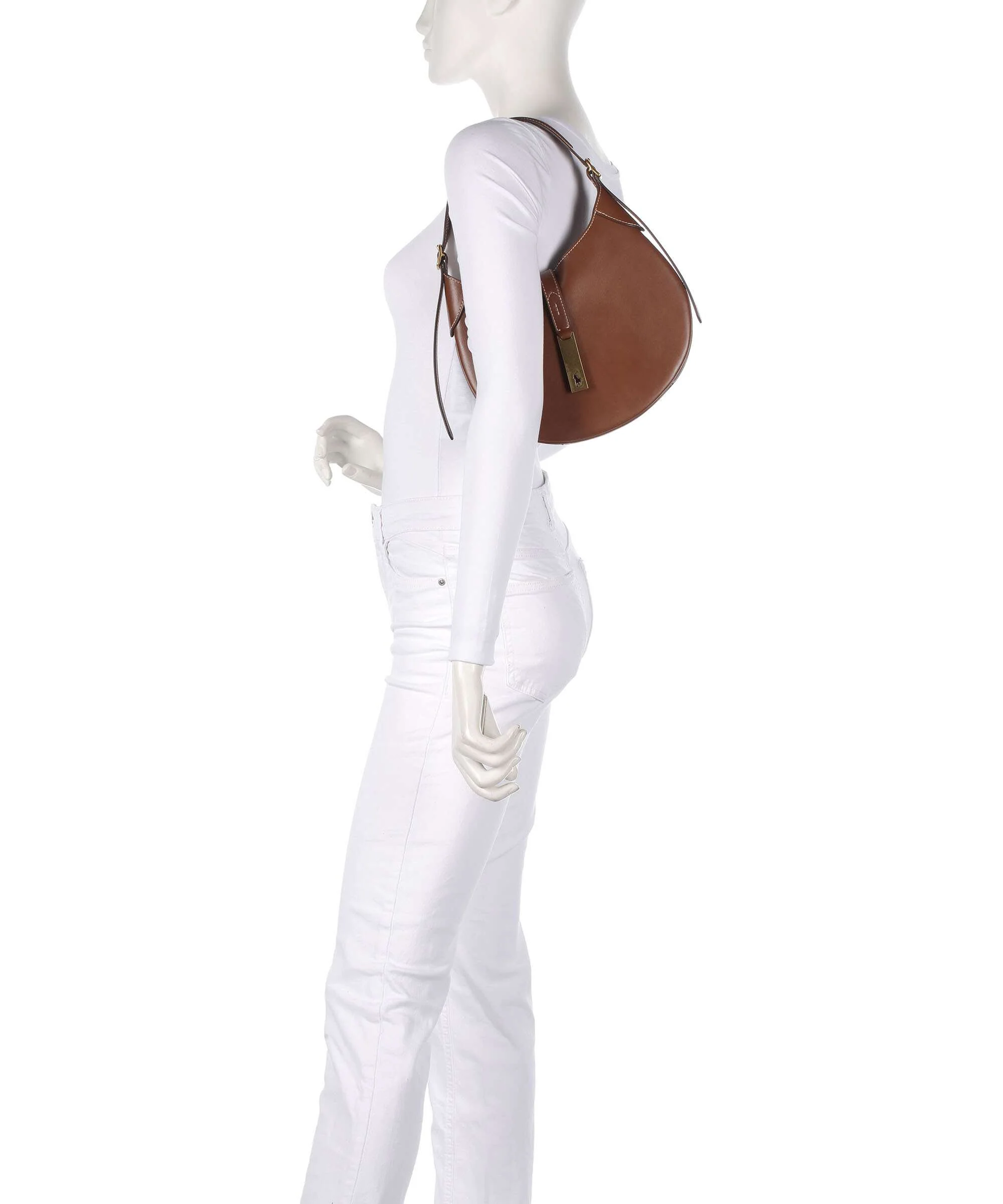 Polo Ralph Lauren ID Collection Small Sac porté épaule cuoio - Image 3