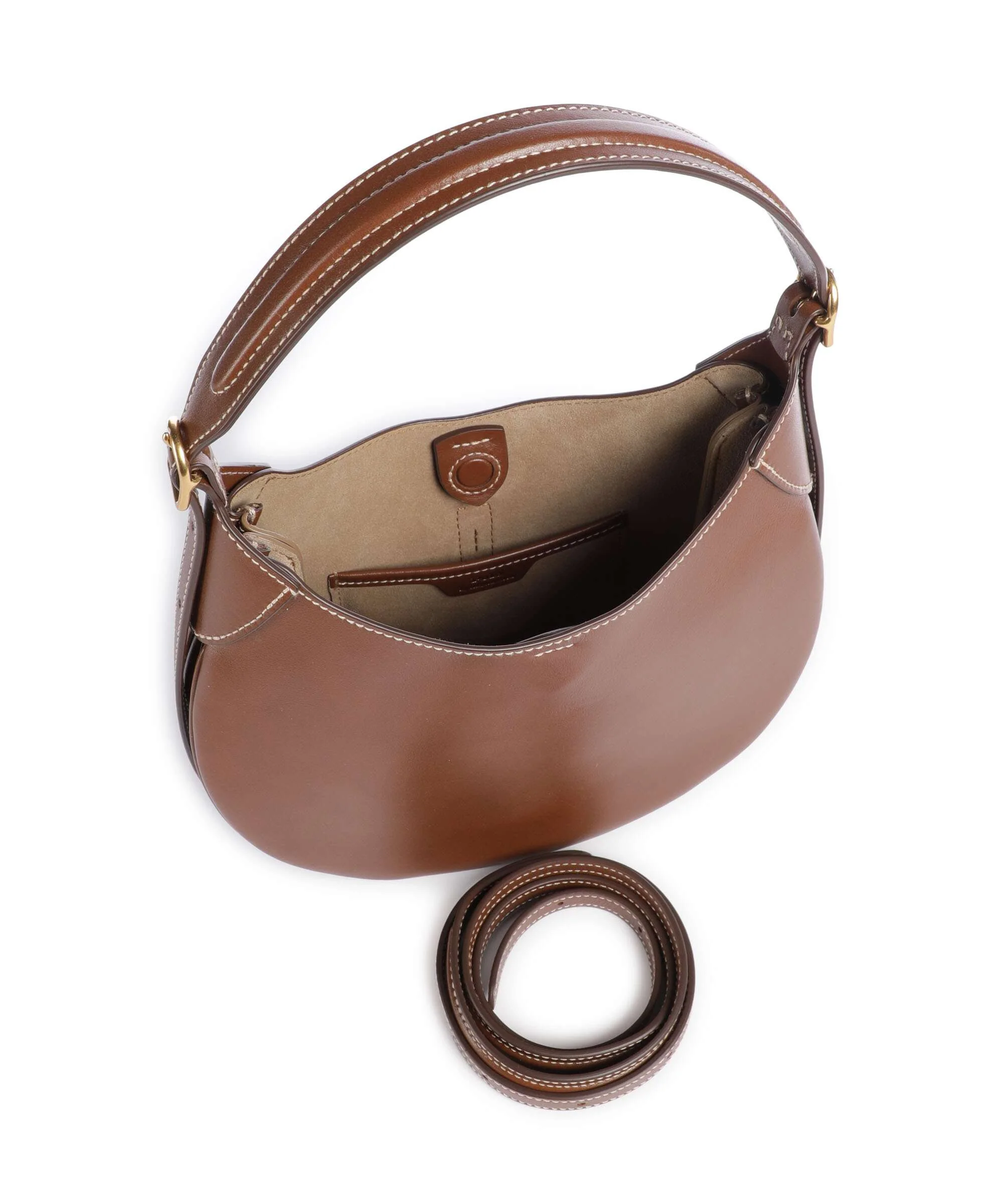 Polo Ralph Lauren ID Collection Small Sac porté épaule cuoio - Image 6