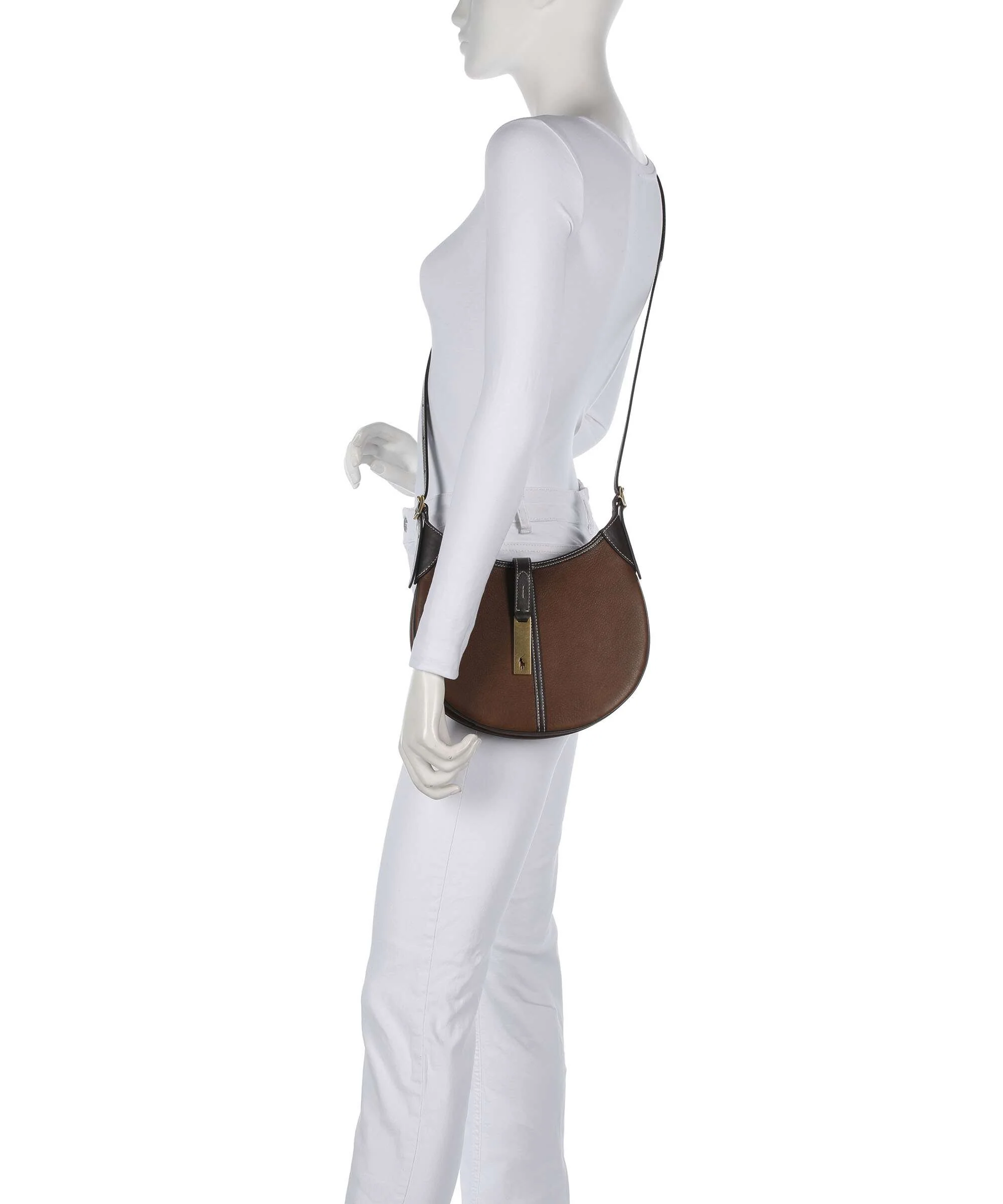 Polo Ralph Lauren ID Collection Small Sac porté épaule luggage/tobacco - Image 4