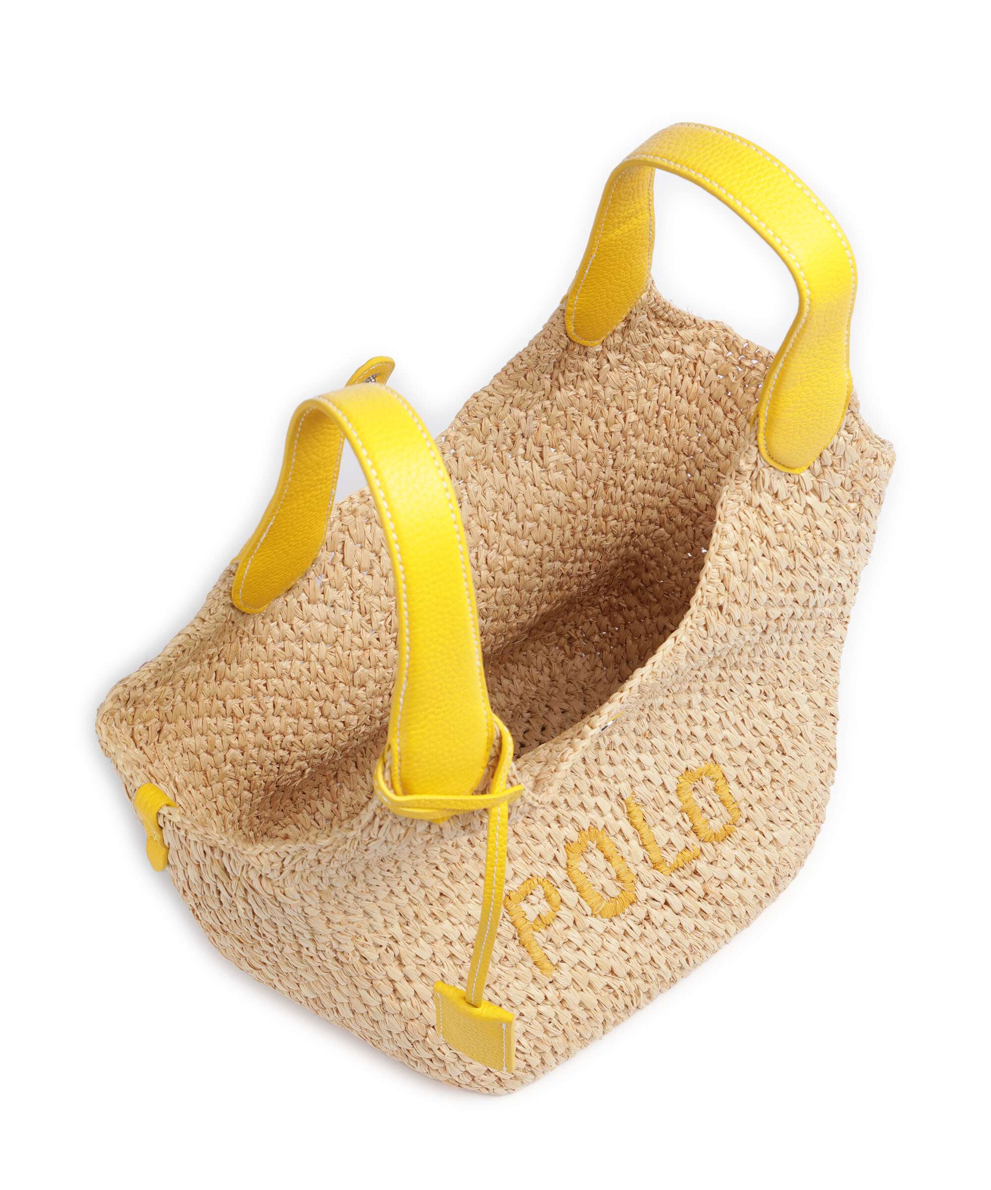 Polo Ralph Lauren Play Medium Sac à main natural/canary yellow - Image 6