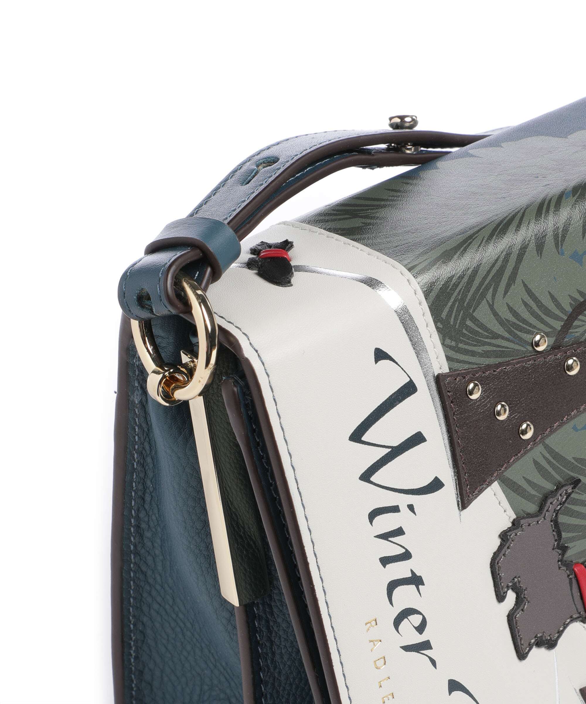 Radley London Book Street Winter Tales Sac bandoulière teal - Image 4
