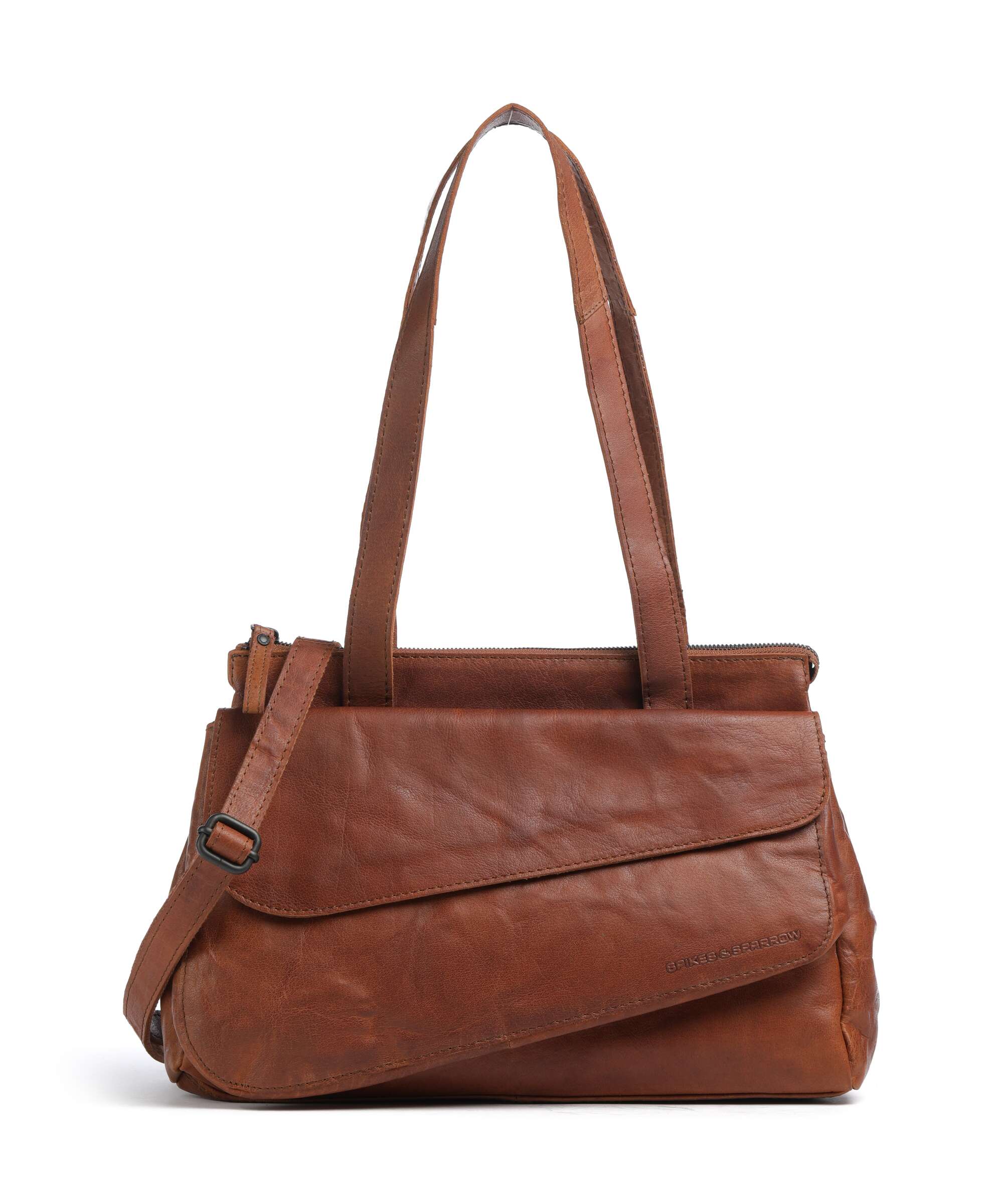 Spikes & Sparrow Bronco Rivka Cabas brandy