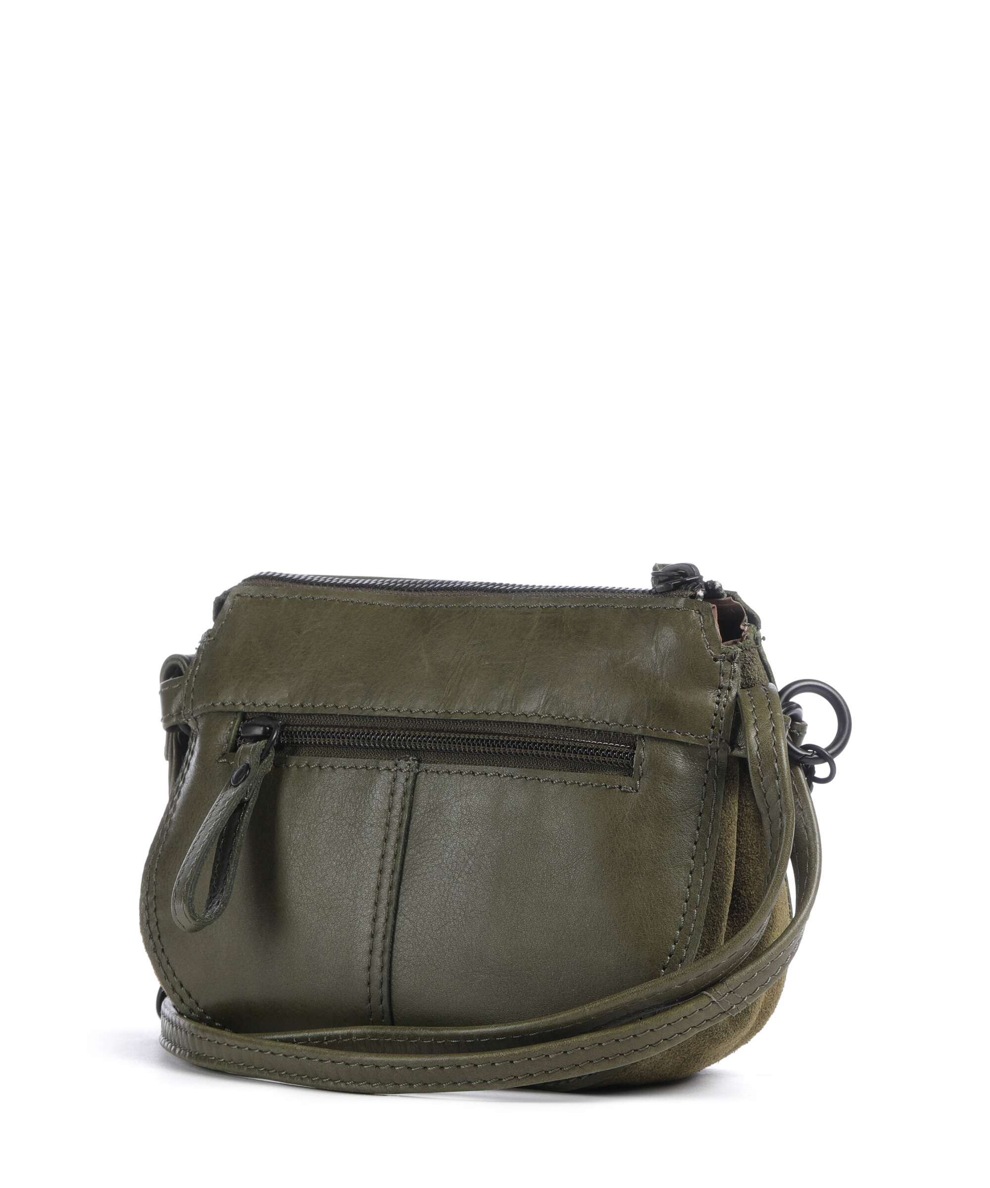 Spikes & Sparrow Suede Mix Delaine Sac bandoulière green - Image 2