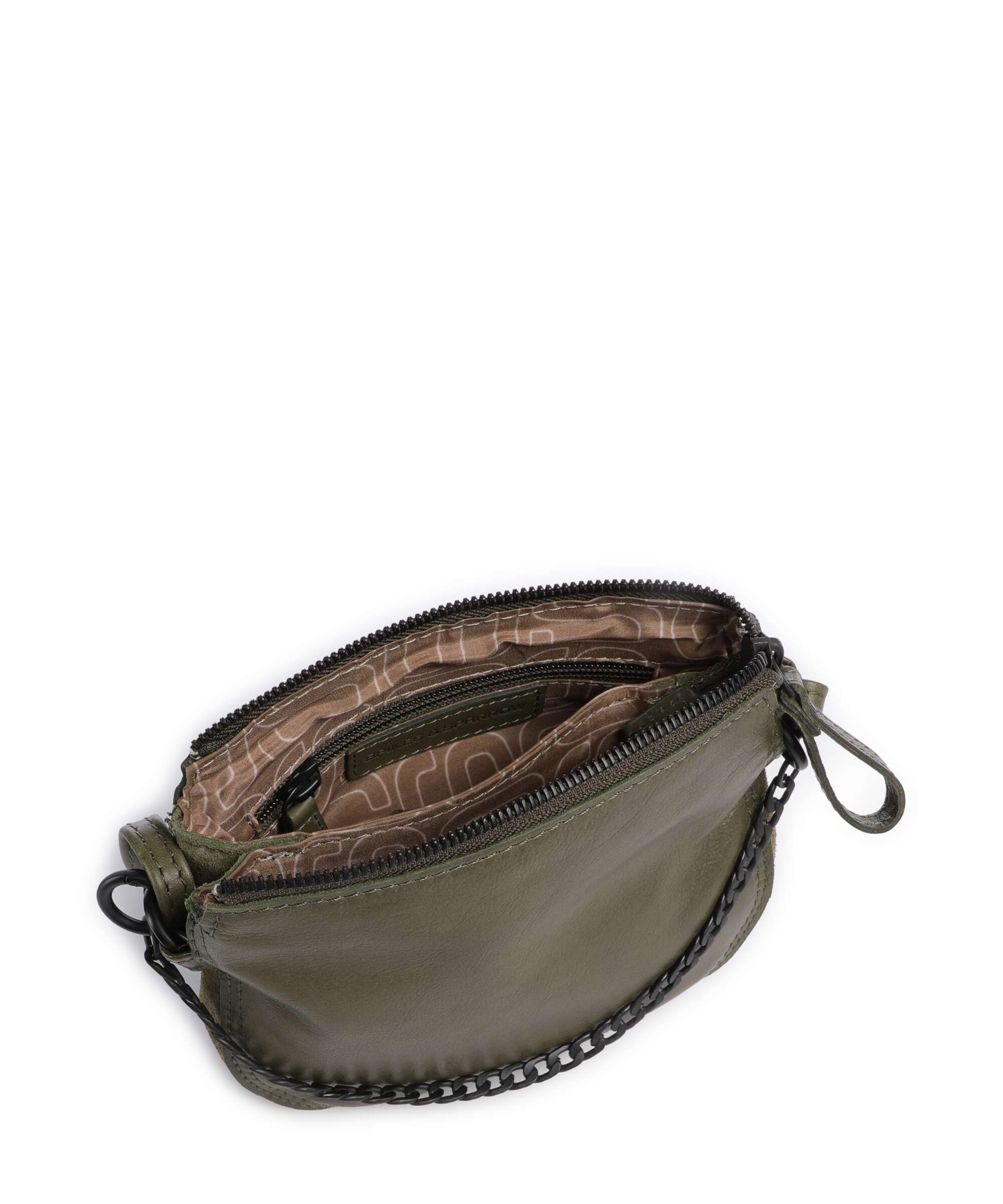 Spikes & Sparrow Suede Mix Delaine Sac bandoulière green - Image 5