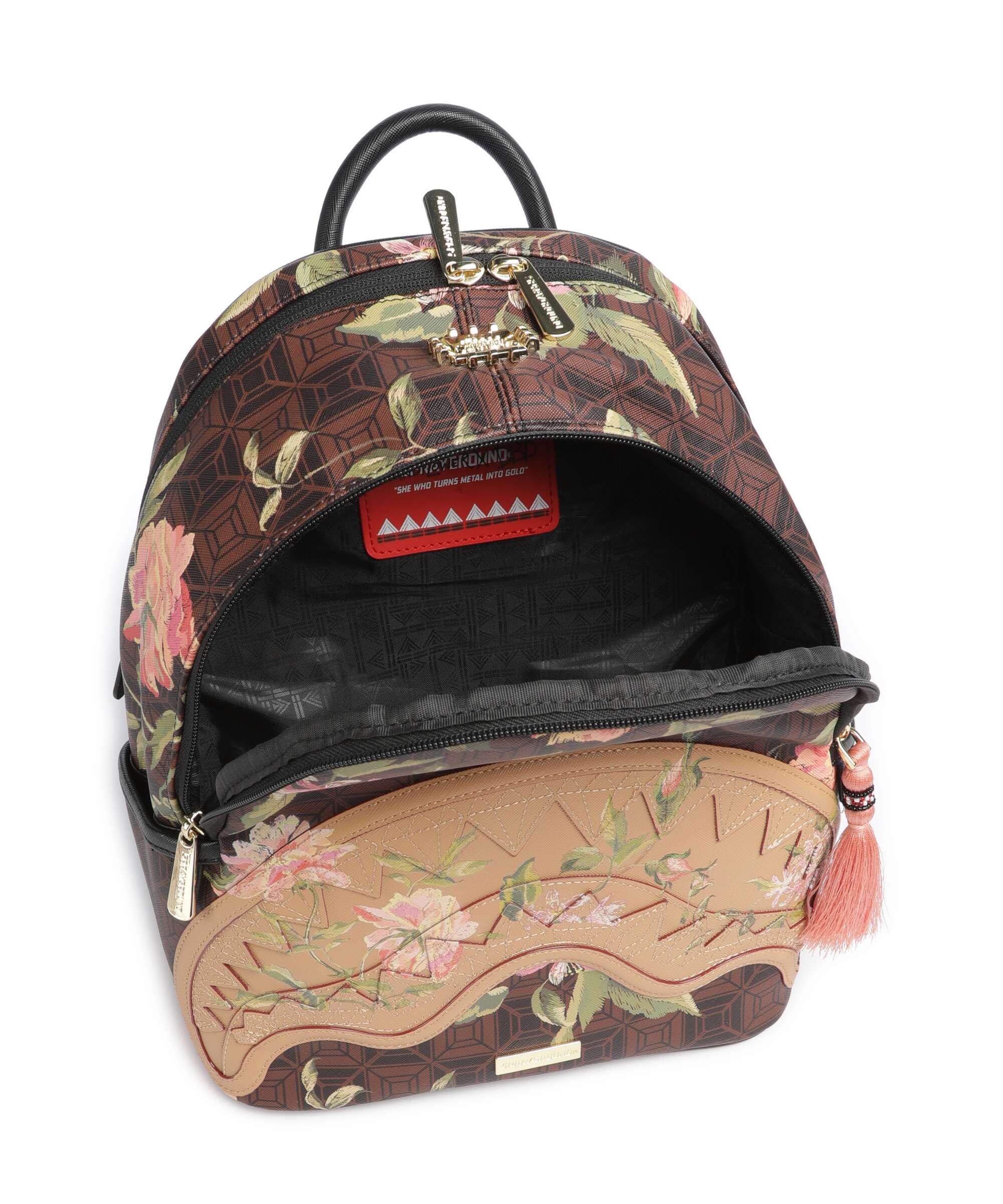Sprayground AI Henny Floral Sac à dos brown - Image 5