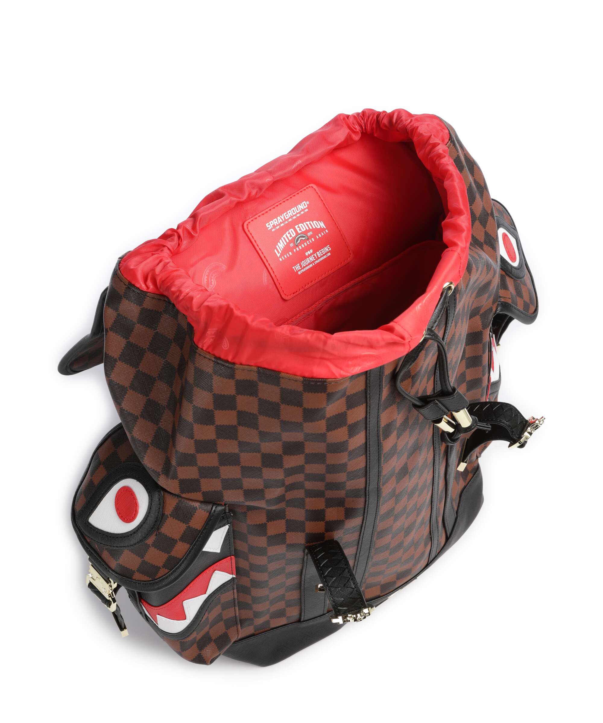 Sprayground Sawtooth Sharks in Paris Monte Carlo Sac à dos brown - Image 5