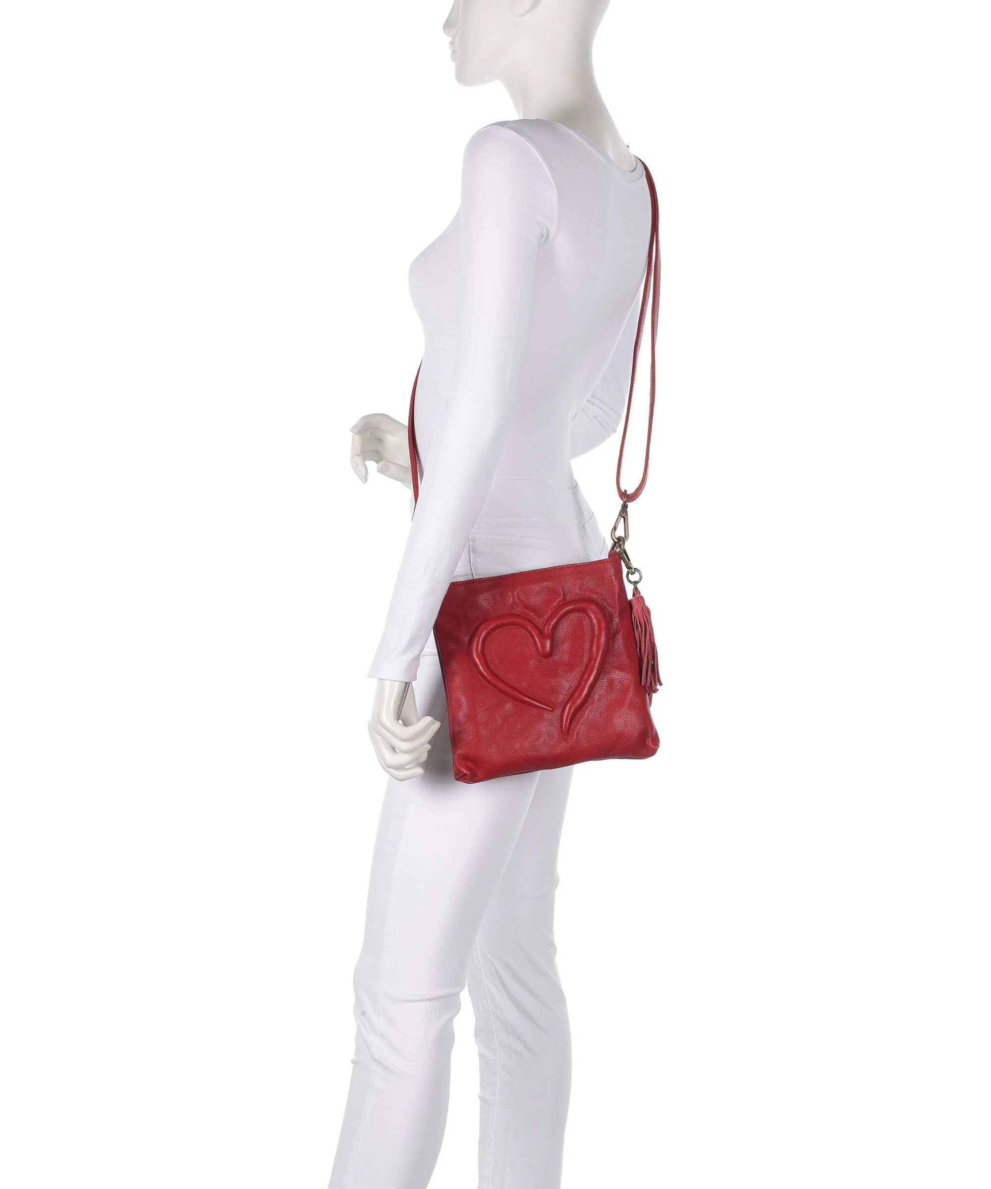 Taschendieb Wien Herzweg 4 Sac bandoulière red solid - Image 3