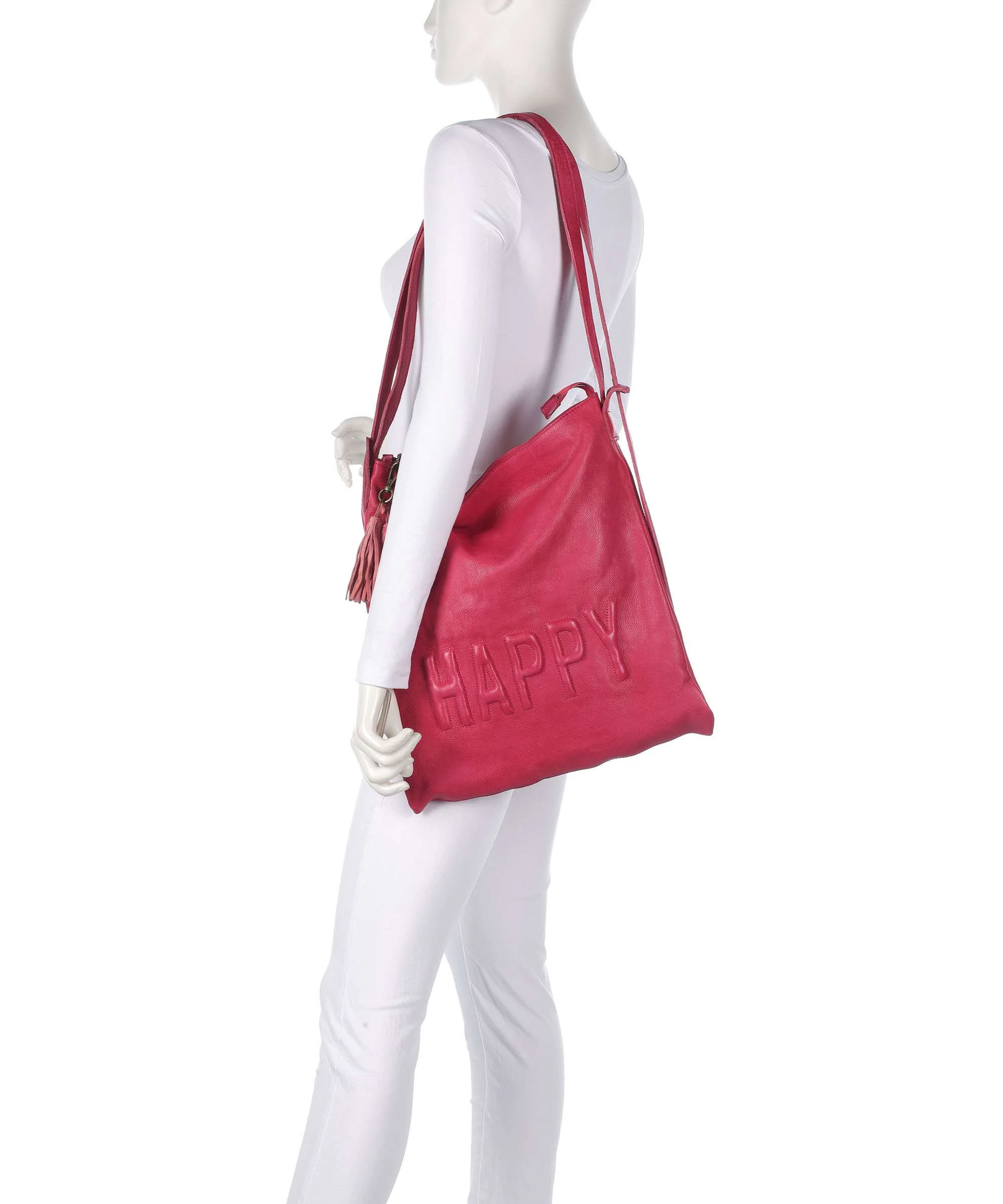 Taschendieb Wien Paoliweg 3 Sac à main porté dos pink love - Image 3