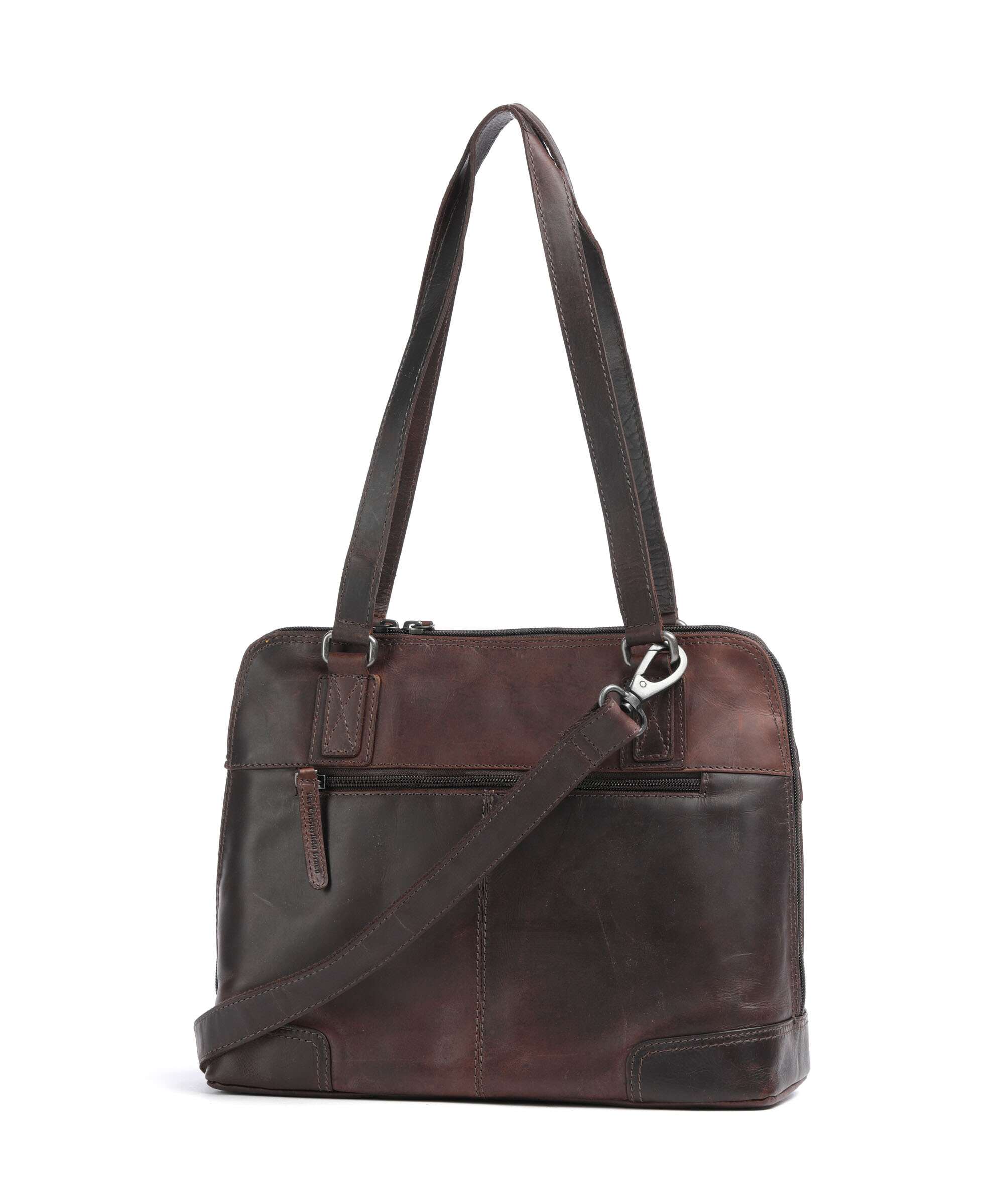 The Chesterfield Brand Cow Wax Pull Up Belgrado Sac porté épaule brown - Image 2