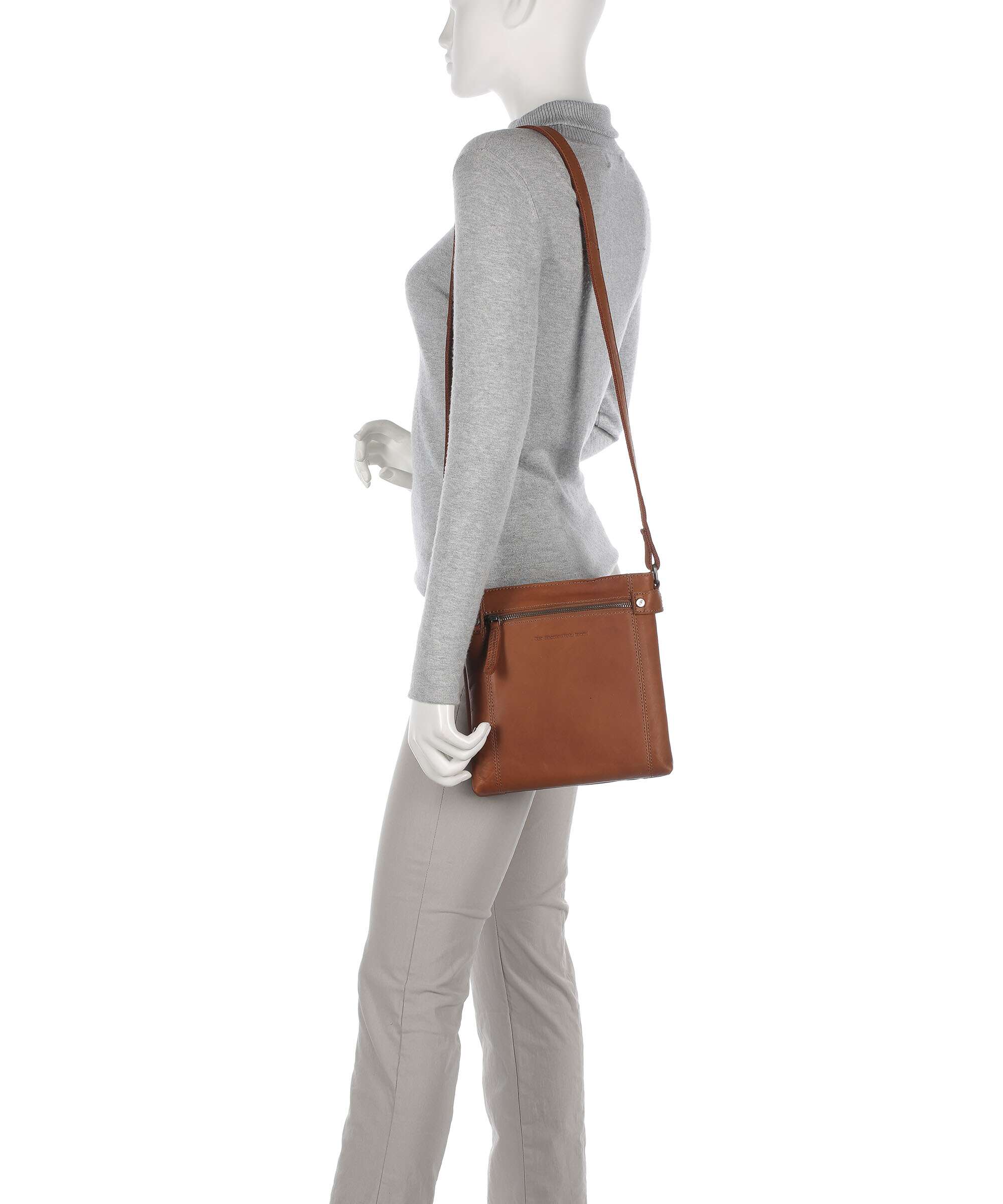 The Chesterfield Brand Cow Wax Pull Up Brandis Sac bandoulière cognac - Image 3