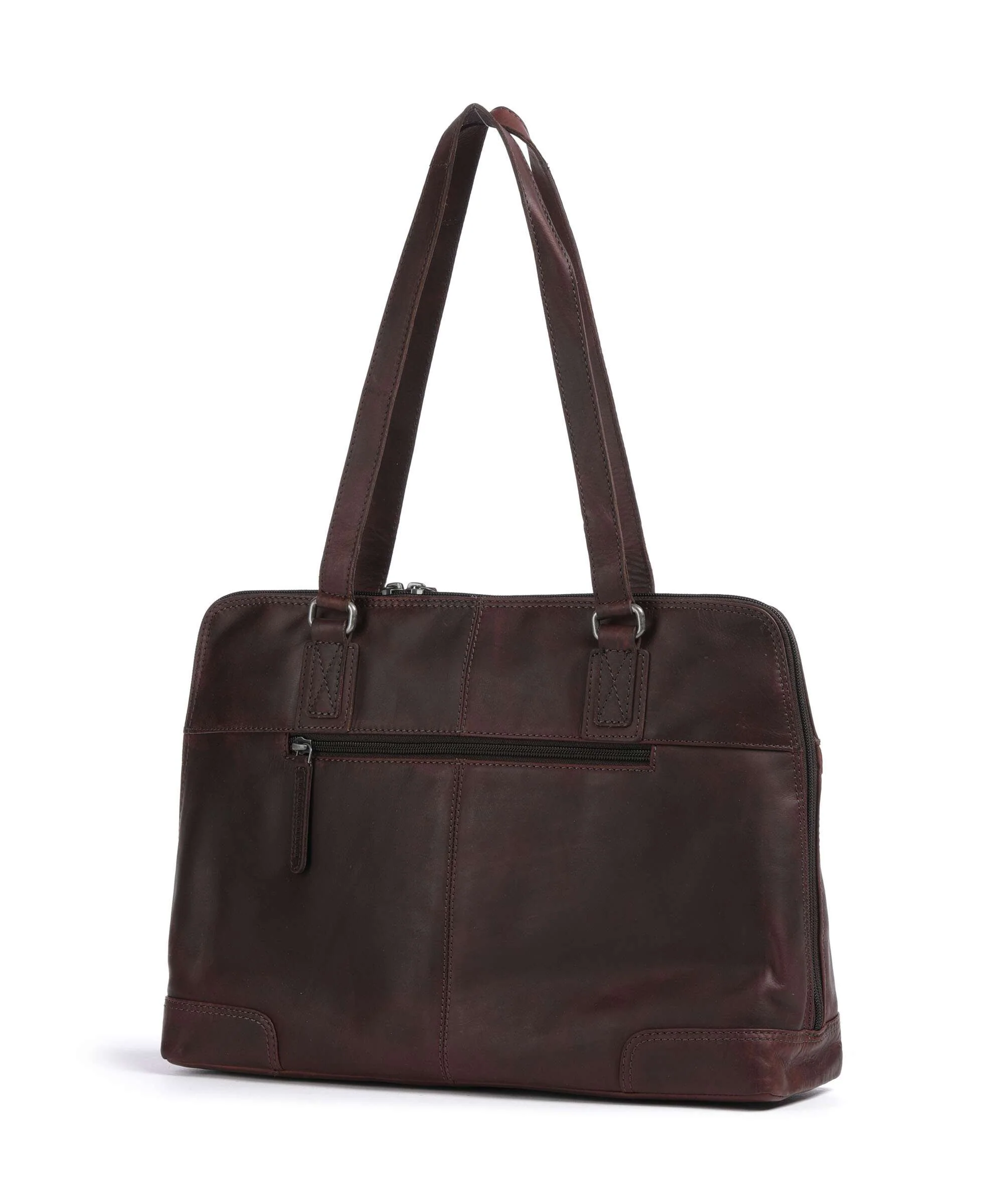 The Chesterfield Brand Cow Wax Pull Up Branson Sac porté épaule brown - Image 2