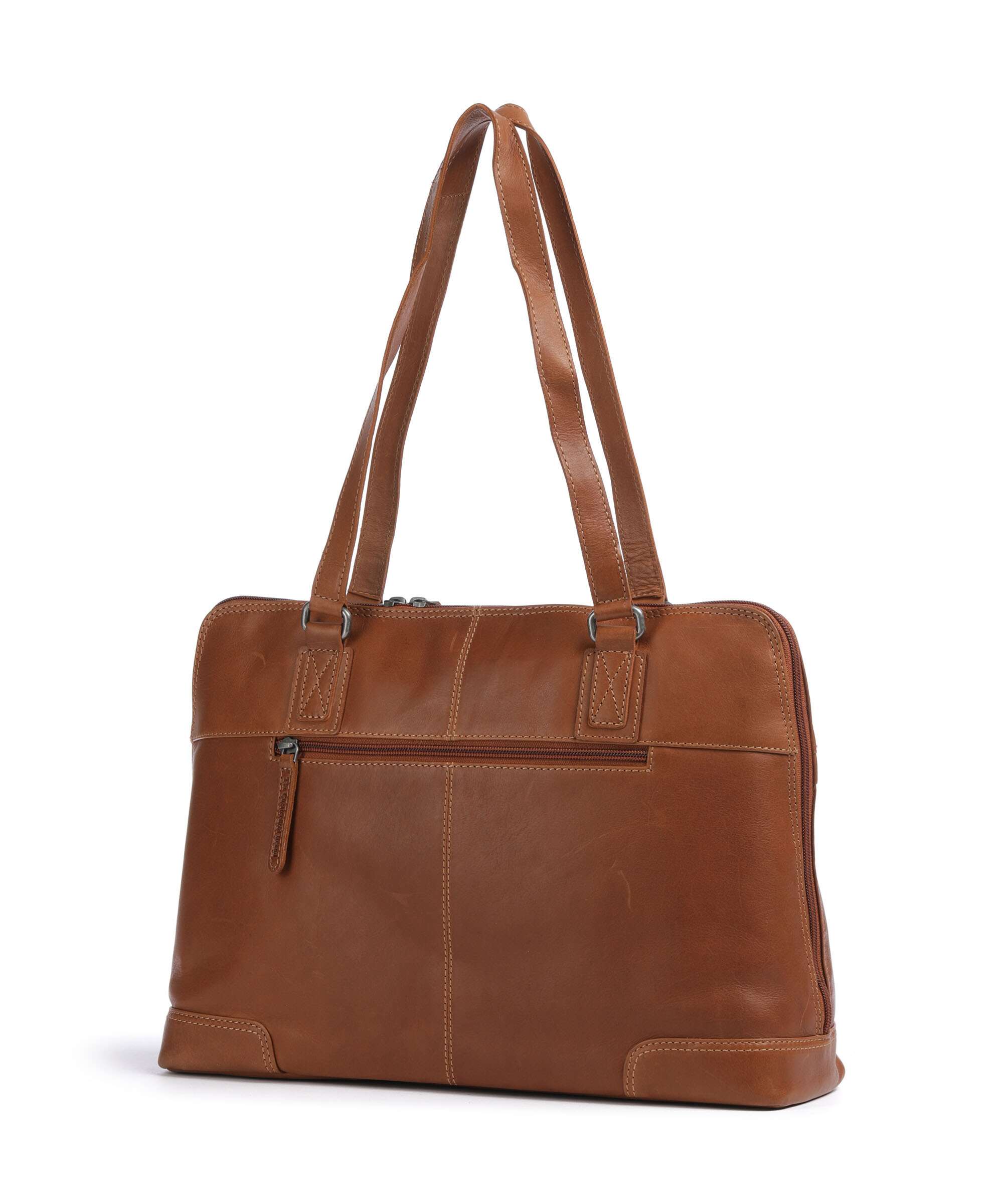 The Chesterfield Brand Cow Wax Pull Up Branson Sac porté épaule cognac - Image 2