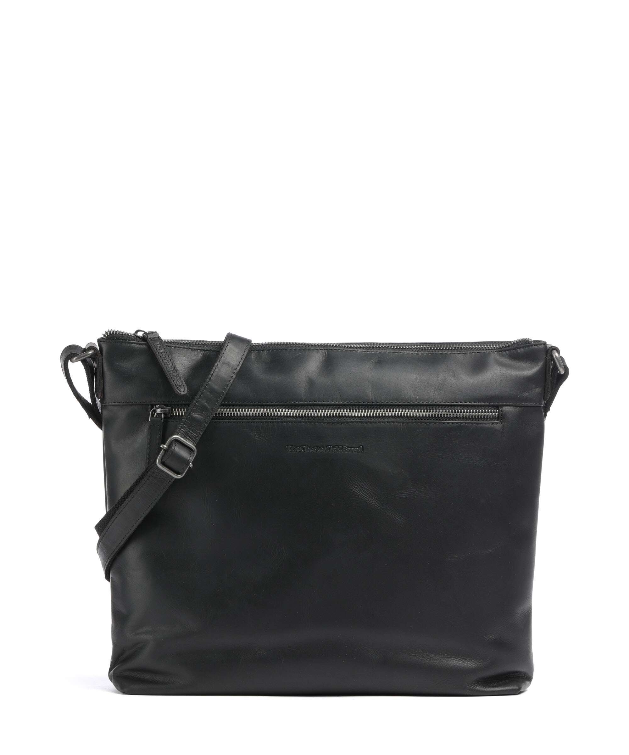 The Chesterfield Brand Cow Wax Pull Up Cartagena Sac bandoulière black