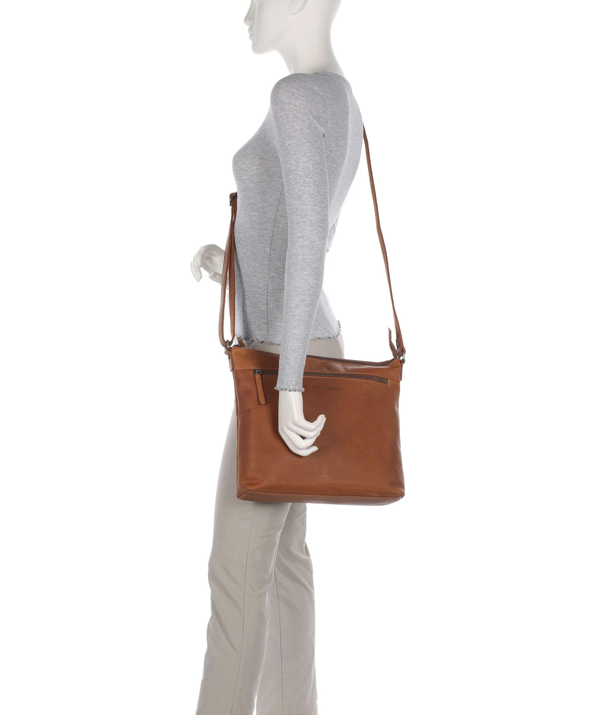 The Chesterfield Brand Cow Wax Pull Up Cartagena Sac bandoulière cognac - Image 3
