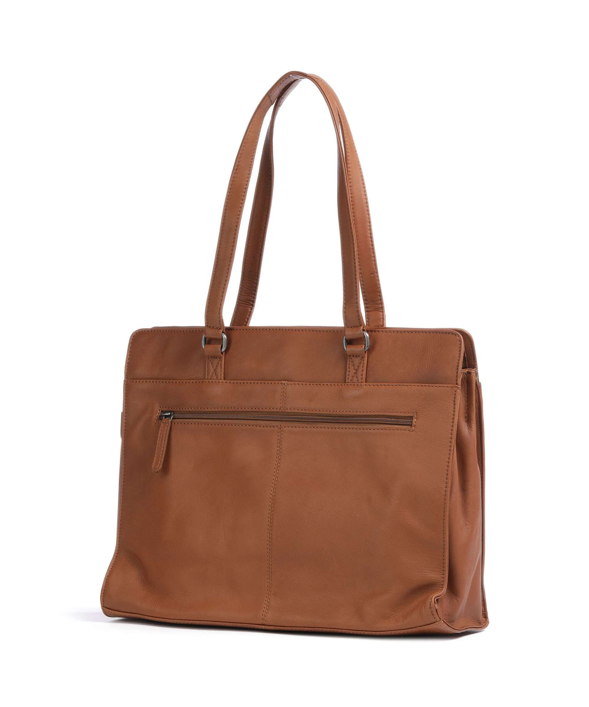 The Chesterfield Brand Cow Wax Pull Up Fidenza Cabas cognac - Image 2