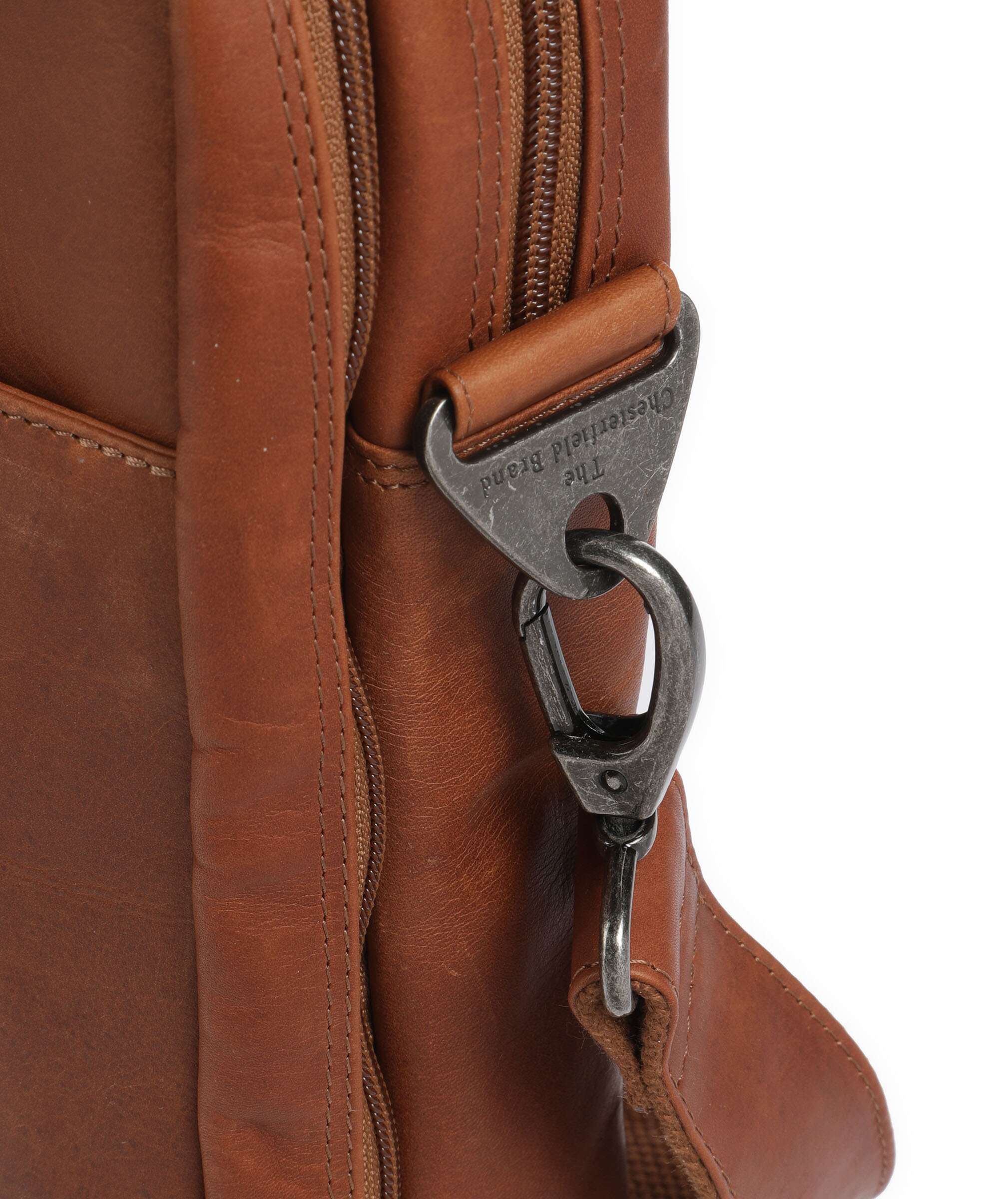 The Chesterfield Brand Cow Wax Pull Up Frazer Porte-document cognac - Image 4