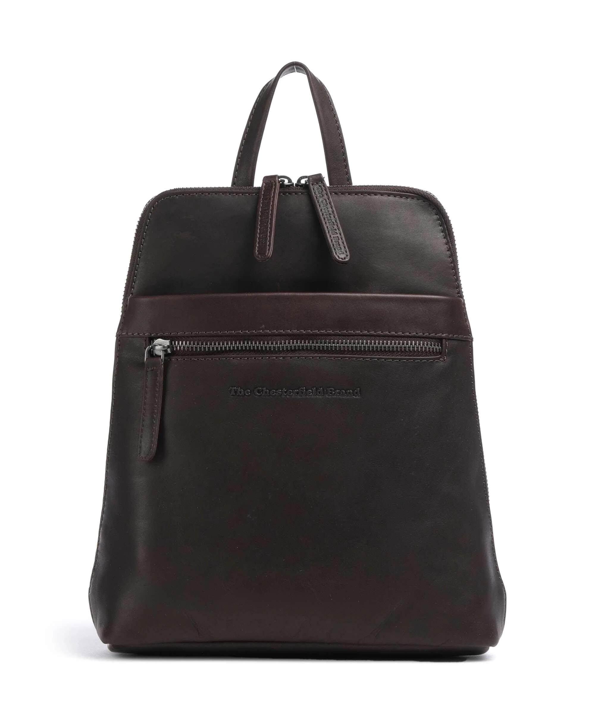 The Chesterfield Brand Cow Wax Pull Up Linford Sac à dos brown