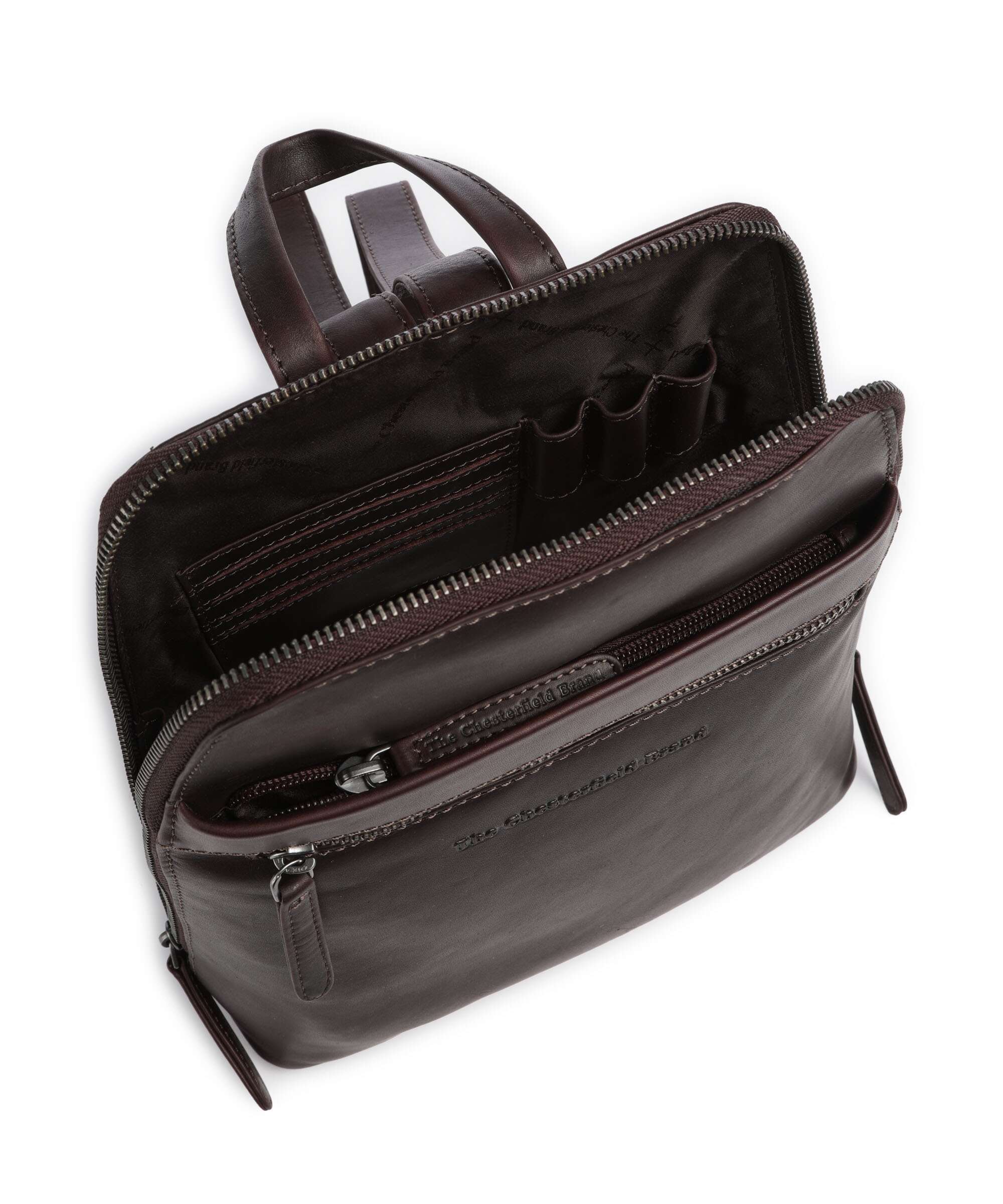 The Chesterfield Brand Cow Wax Pull Up Linford Sac à dos brown - Image 5