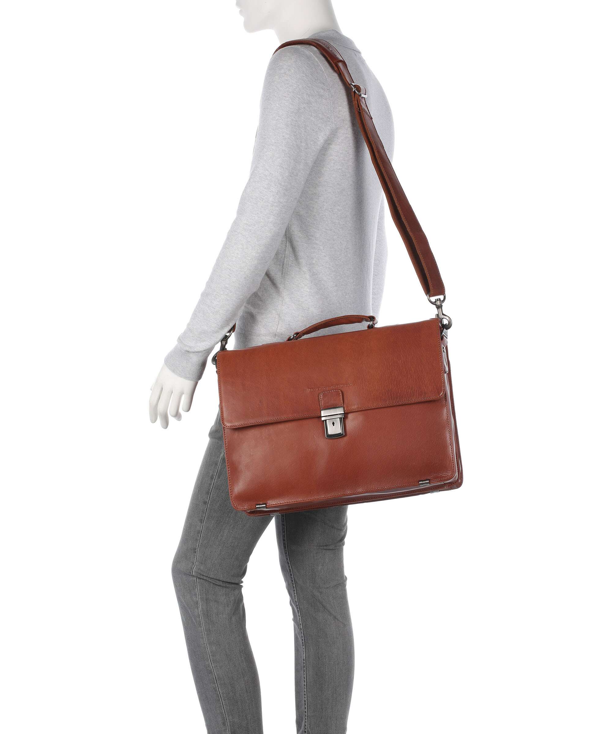 The Chesterfield Brand Novum Salvatore Porte-document cognac - Image 3