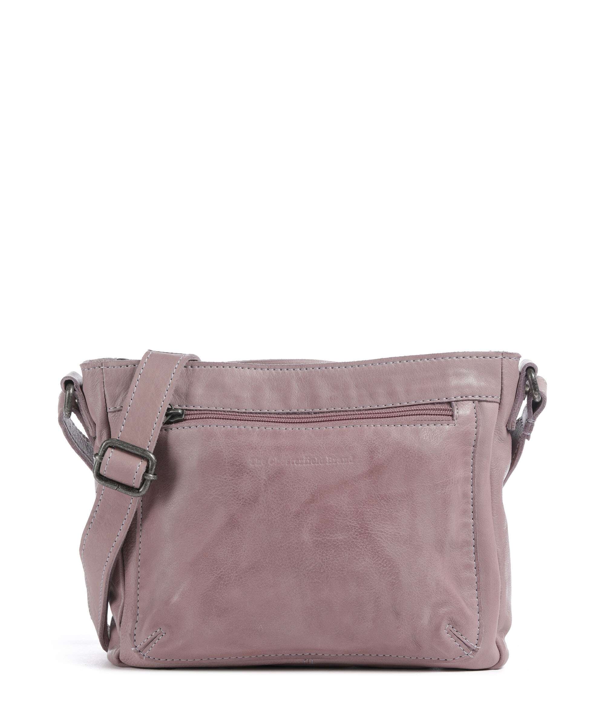 The Chesterfield Brand Washed Waxed Cow Aston Sac bandoulière lavender lila