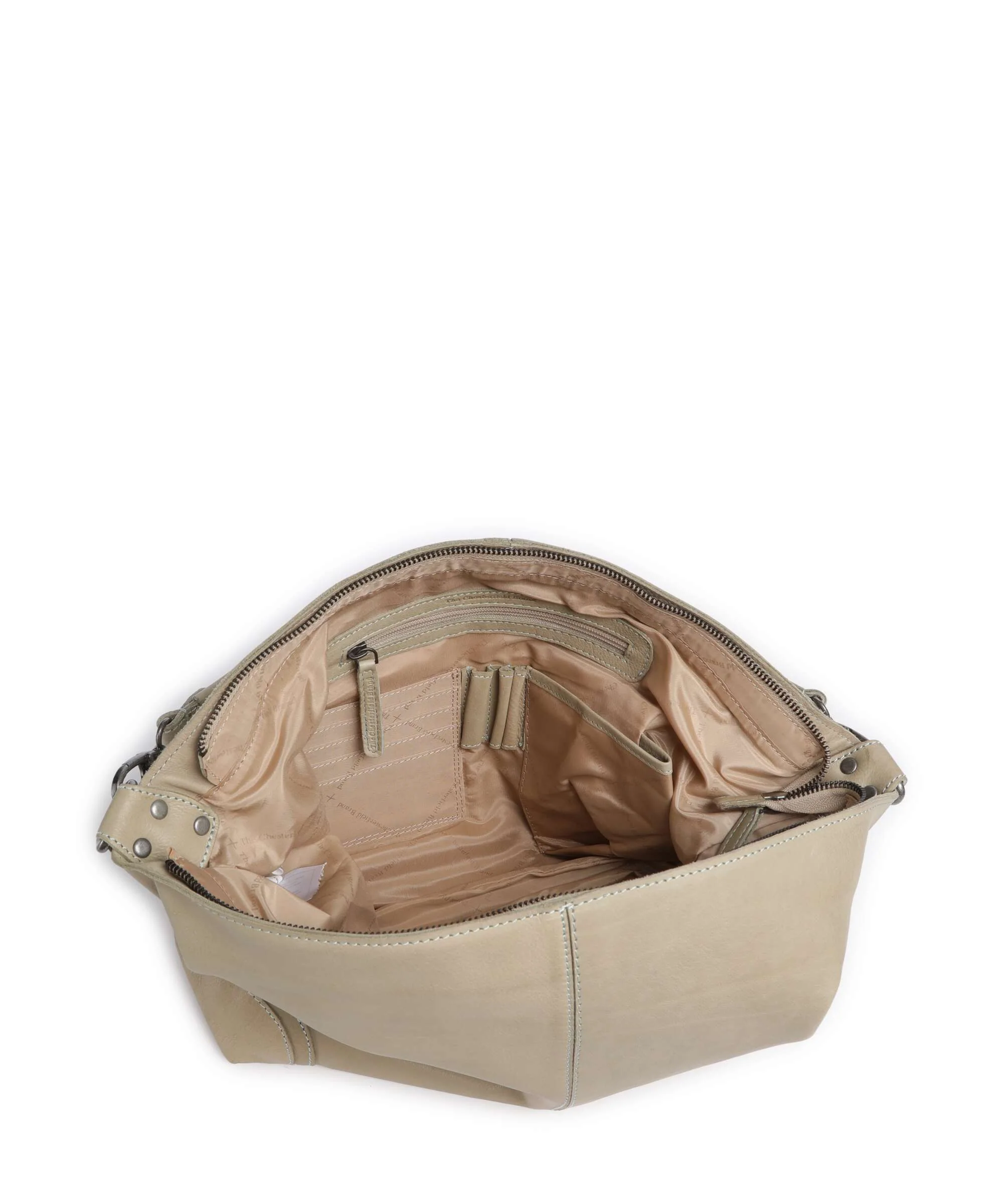 The Chesterfield Brand Washed Waxed Cow Bolivia Sac fourre-tout ocean green - Image 6