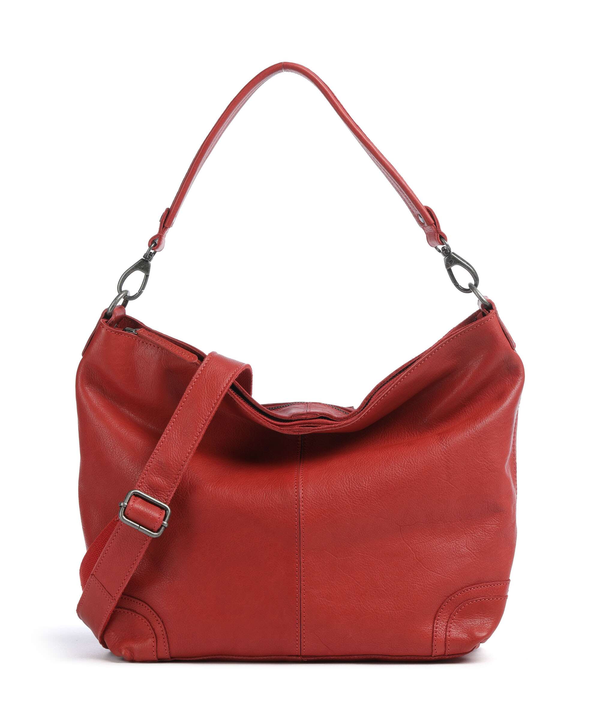 The Chesterfield Brand Washed Waxed Cow Bolivia Sac fourre-tout red