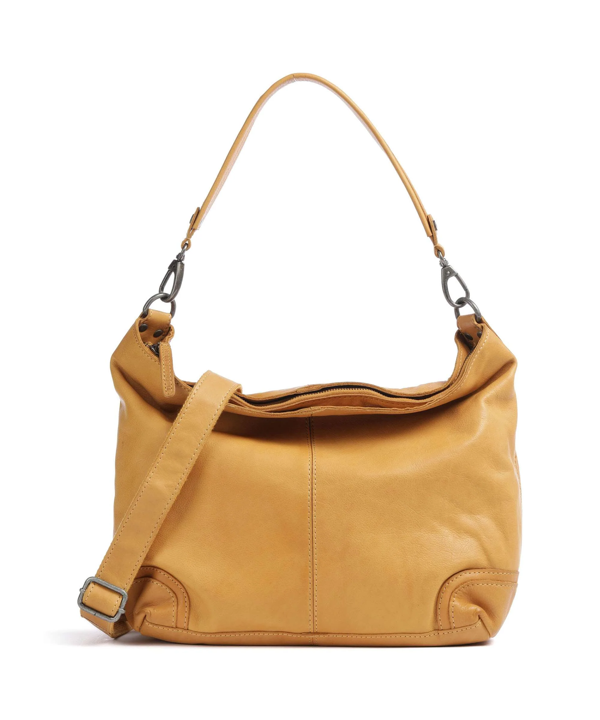 The Chesterfield Brand Washed Waxed Cow Bolivia Sac fourre-tout ocher yellow
