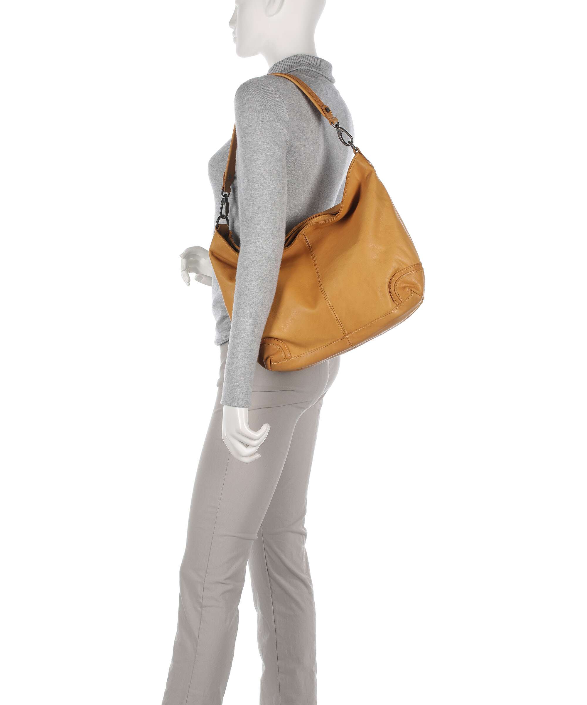 The Chesterfield Brand Washed Waxed Cow Bolivia Sac fourre-tout ocher yellow - Image 3
