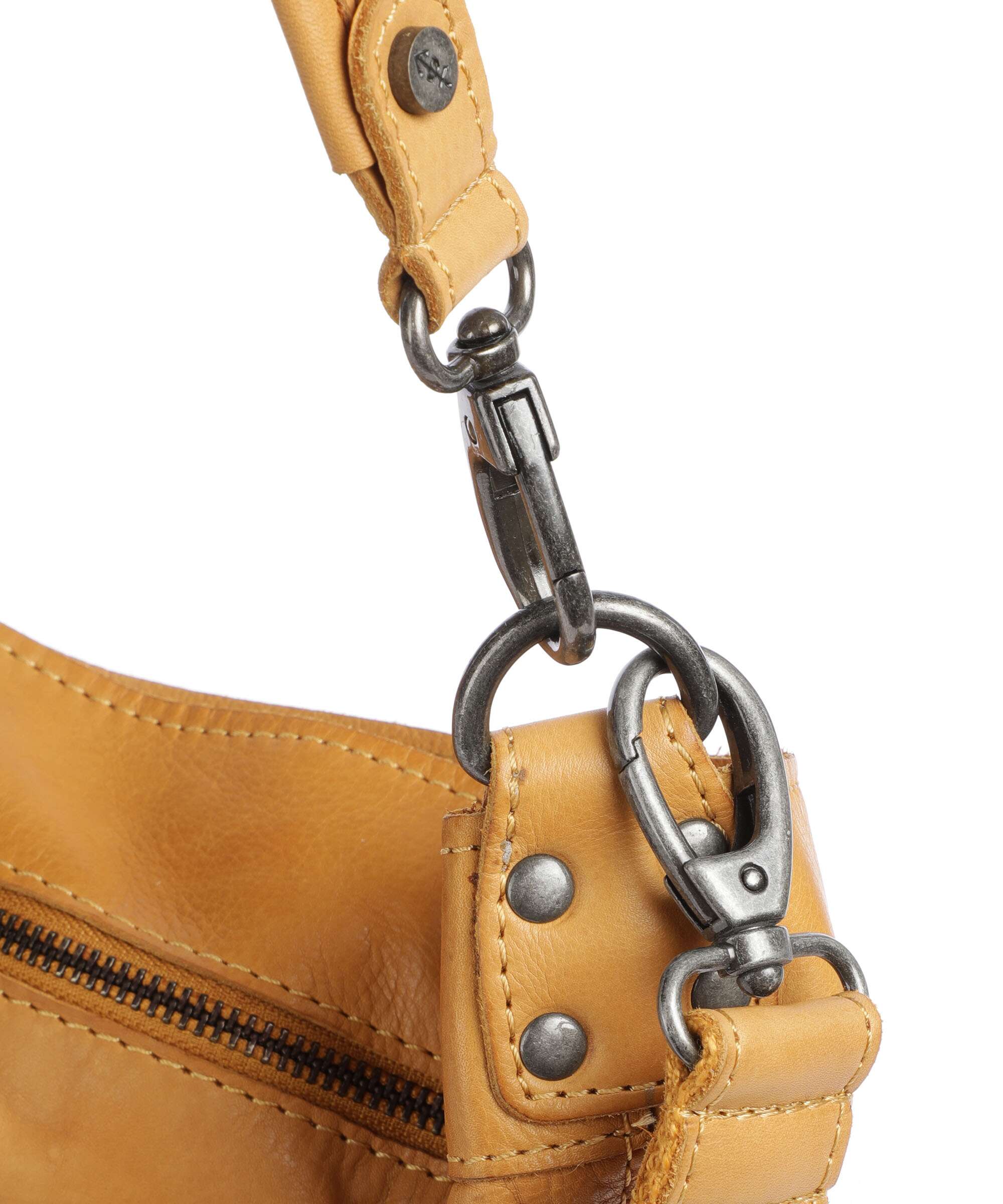 The Chesterfield Brand Washed Waxed Cow Bolivia Sac fourre-tout ocher yellow - Image 4