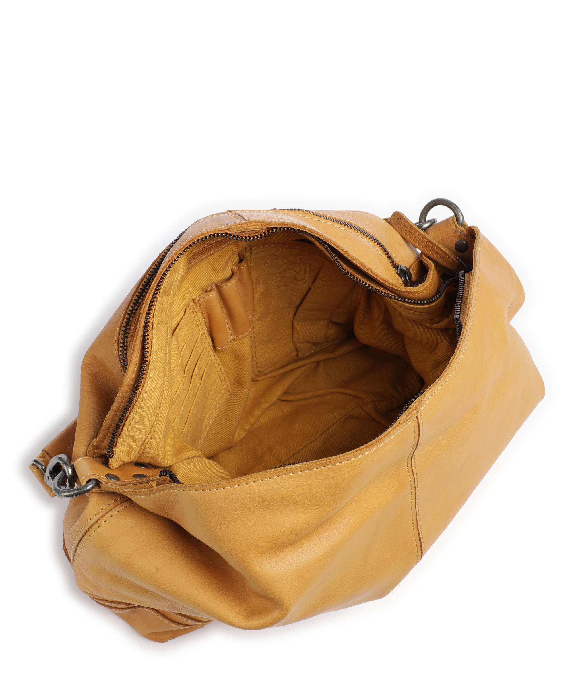 The Chesterfield Brand Washed Waxed Cow Bolivia Sac fourre-tout ocher yellow - Image 6