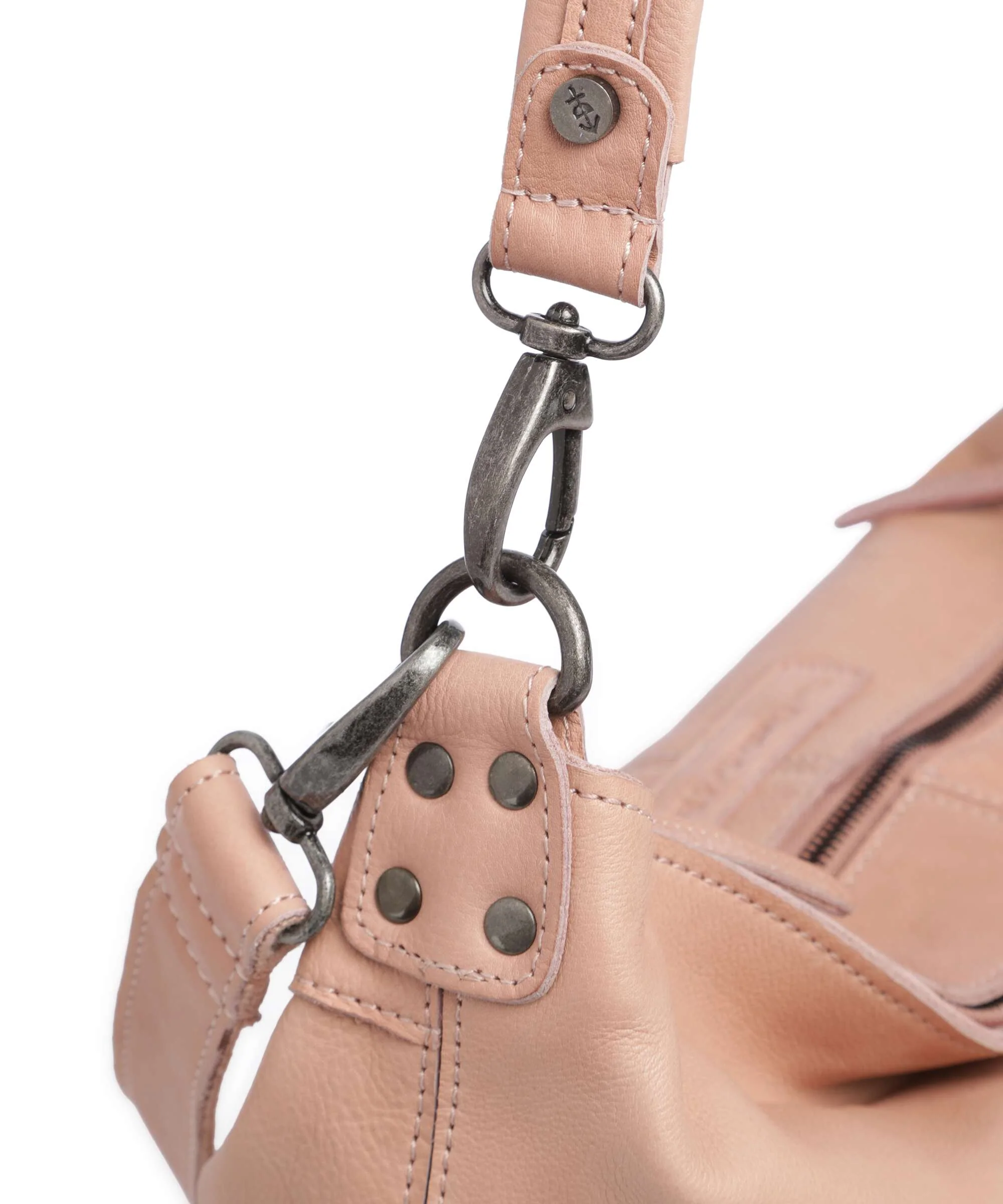 The Chesterfield Brand Washed Waxed Cow Bolivia Sac fourre-tout vintage rose - Image 4