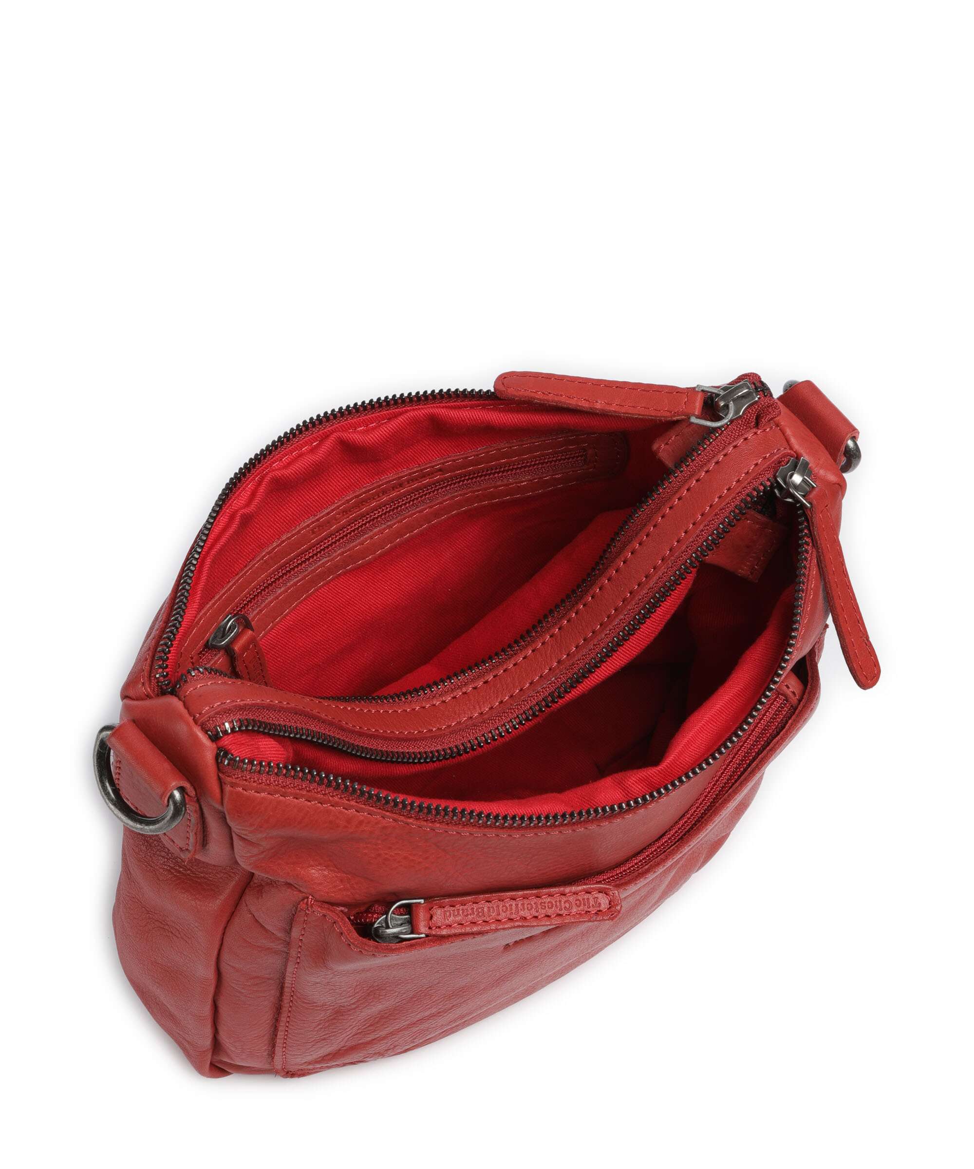 The Chesterfield Brand Washed Waxed Cow Caroline Sac bandoulière red - Image 6