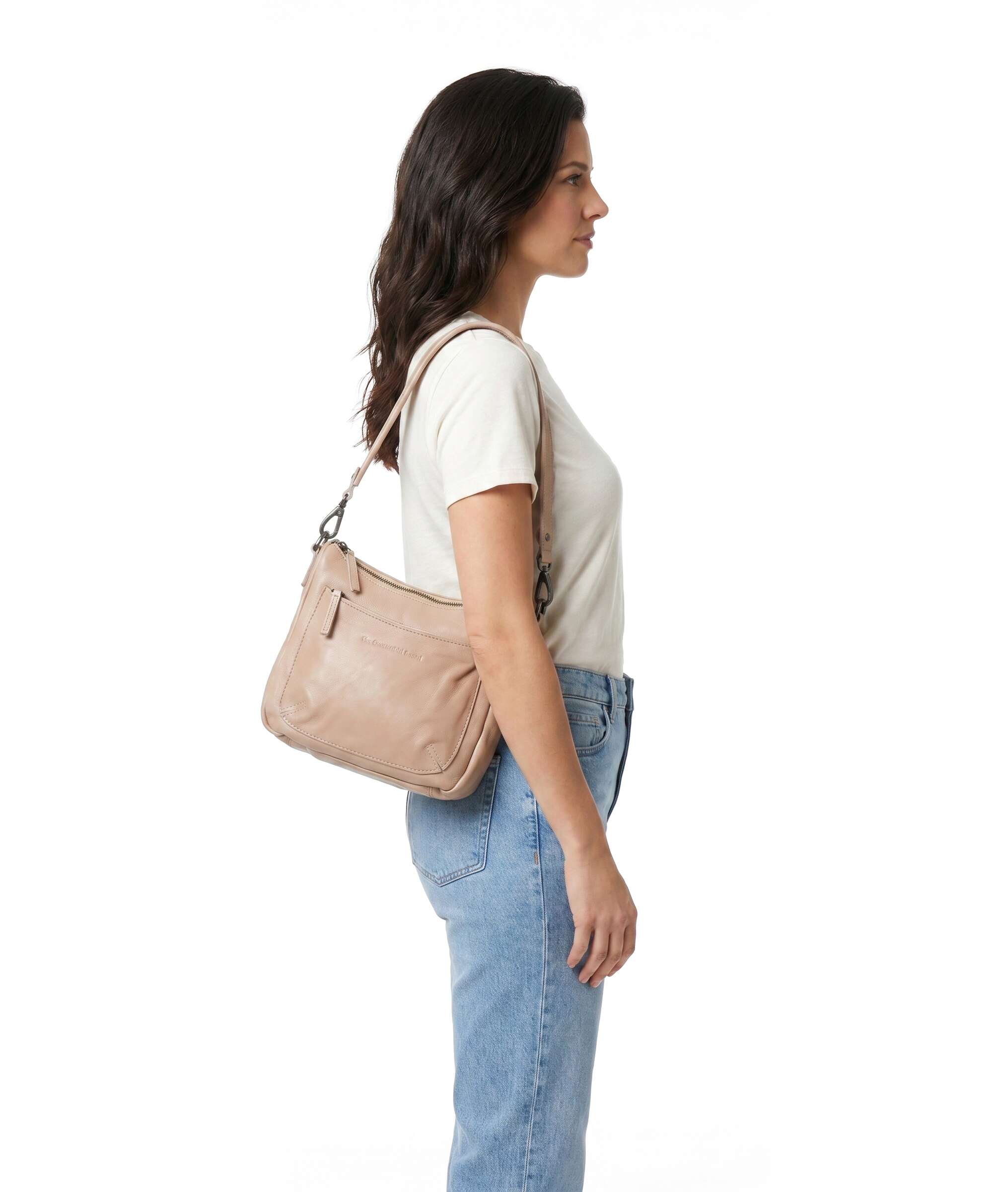 The Chesterfield Brand Washed Waxed Cow Caroline Sac bandoulière beige - Image 3