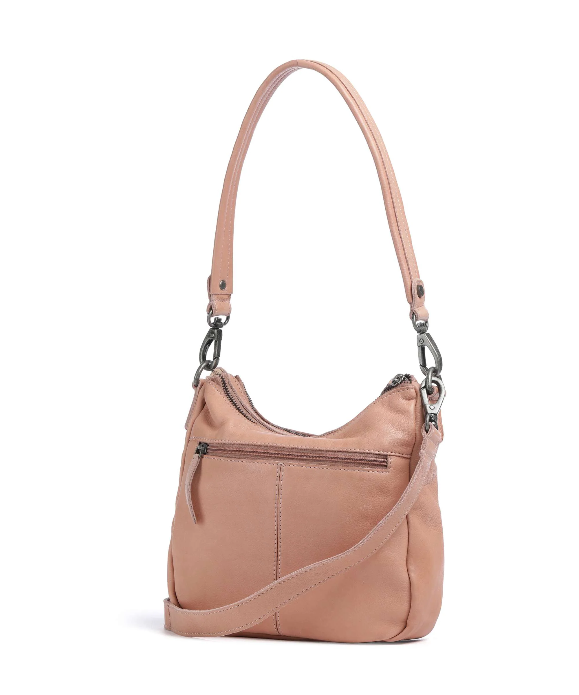 The Chesterfield Brand Washed Waxed Cow Caroline Sac bandoulière vintage rose - Image 2