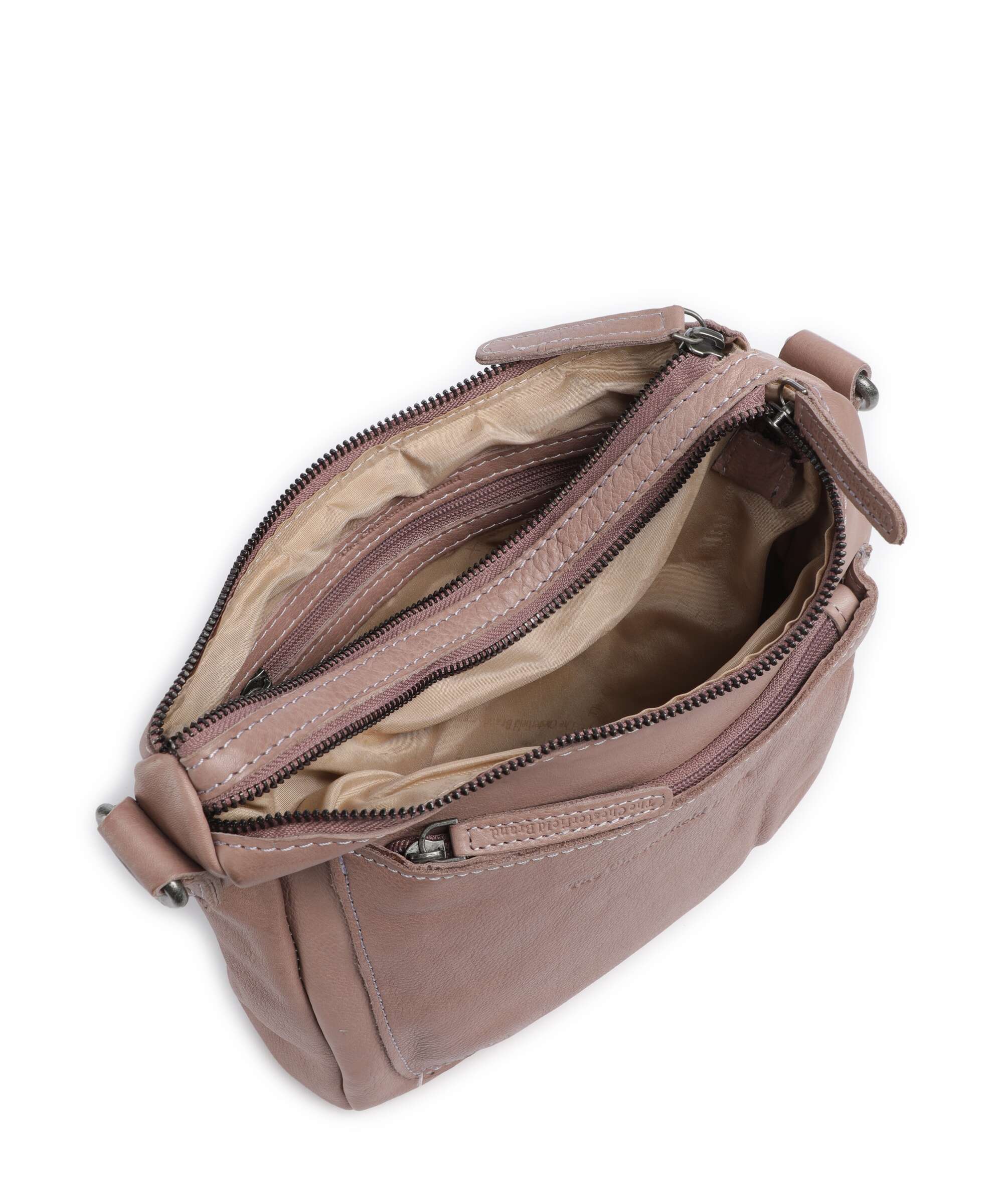 The Chesterfield Brand Washed Waxed Cow Caroline Sac bandoulière lavender lilac - Image 5