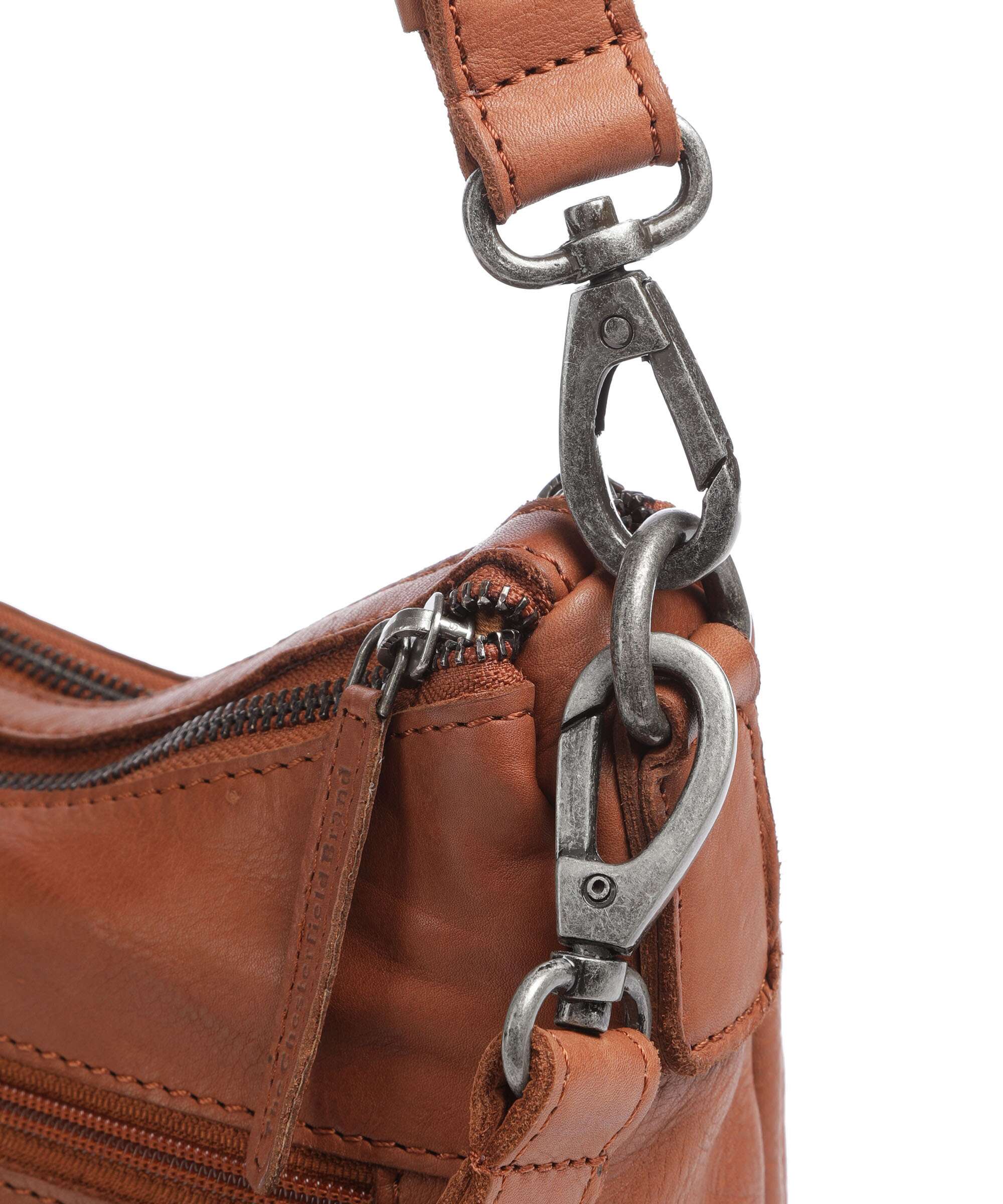 The Chesterfield Brand Washed Waxed Cow Caroline Sac bandoulière cognac - Image 4