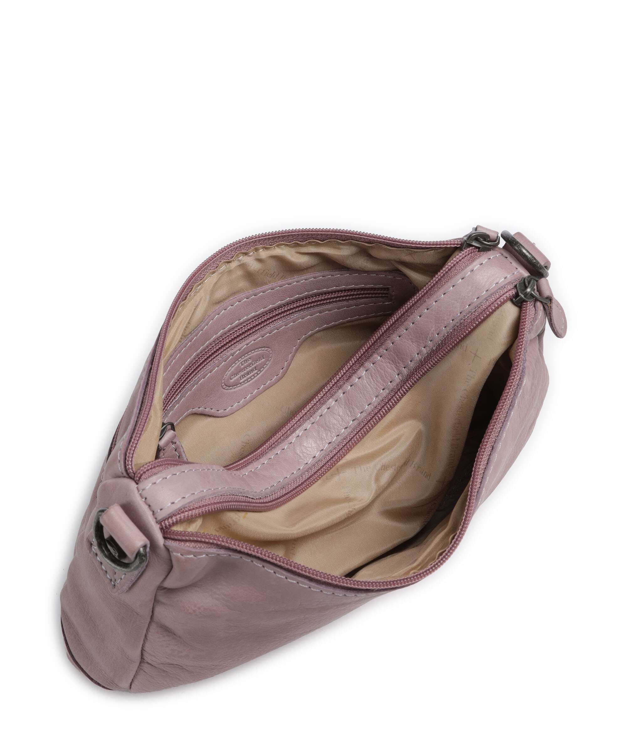 The Chesterfield Brand Washed Waxed Cow Irving Sac porté épaule lavender lila - Image 7