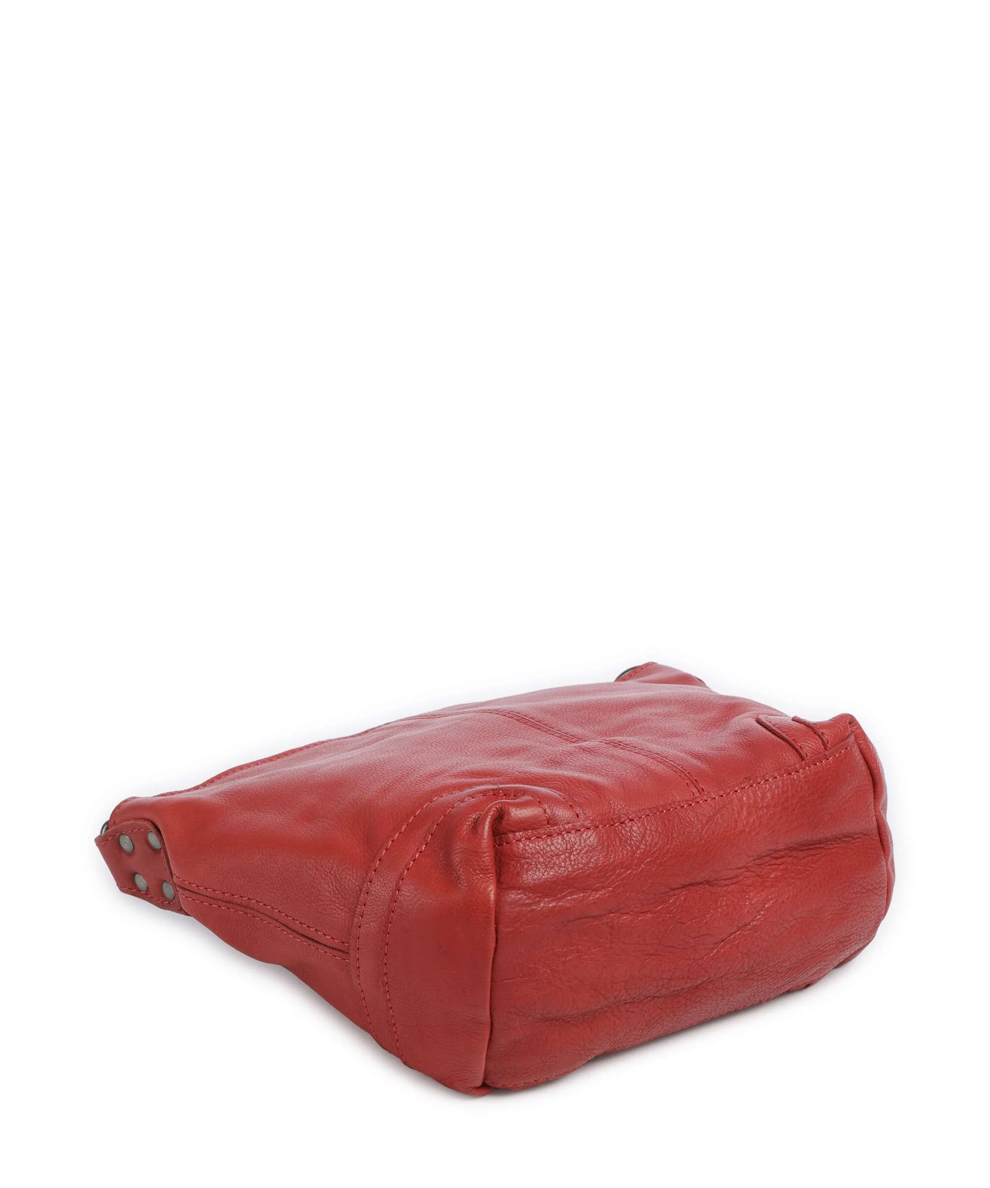 The Chesterfield Brand Washed Waxed Cow Lucy Sac porté épaule red - Image 4