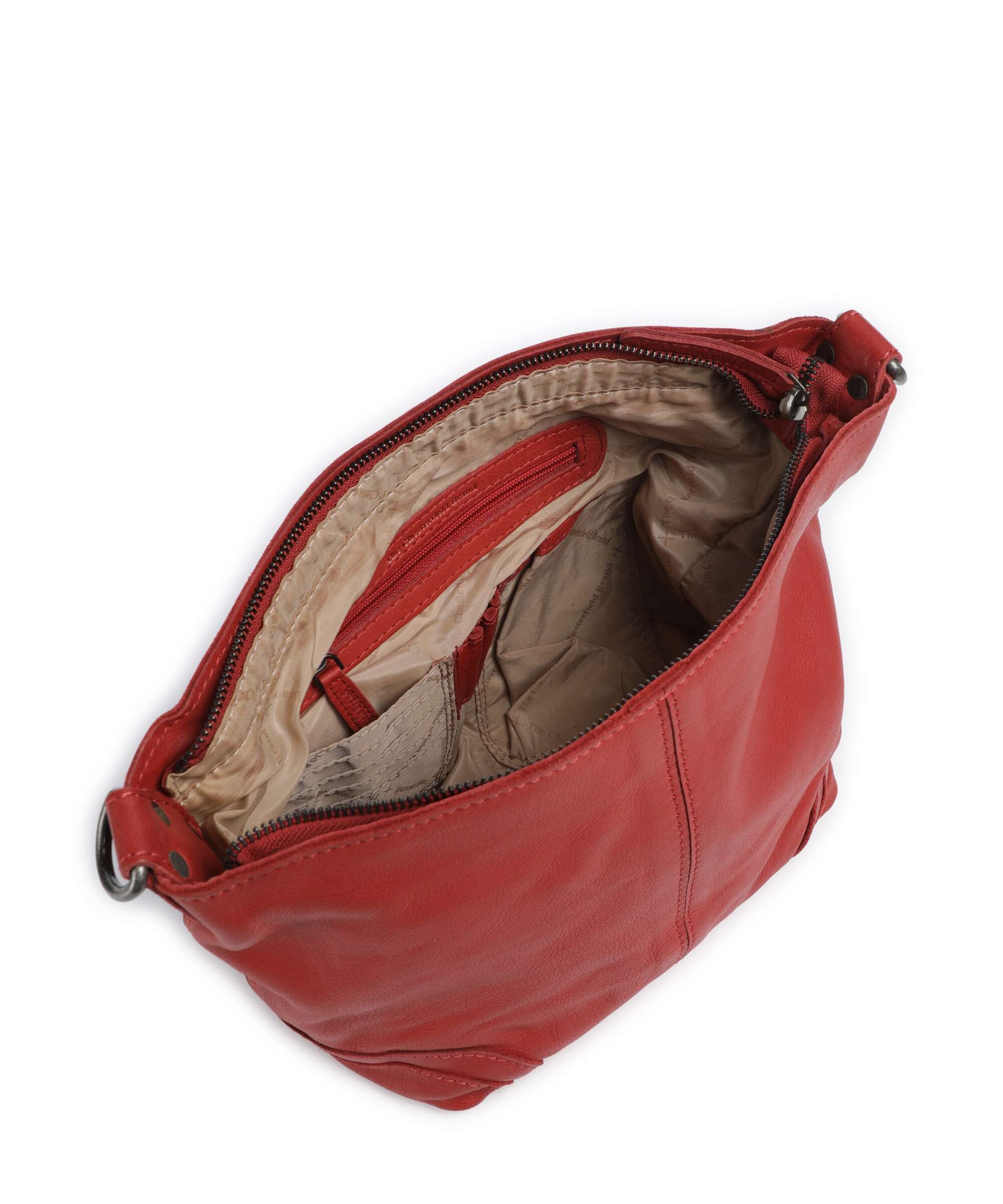 The Chesterfield Brand Washed Waxed Cow Lucy Sac porté épaule red - Image 5