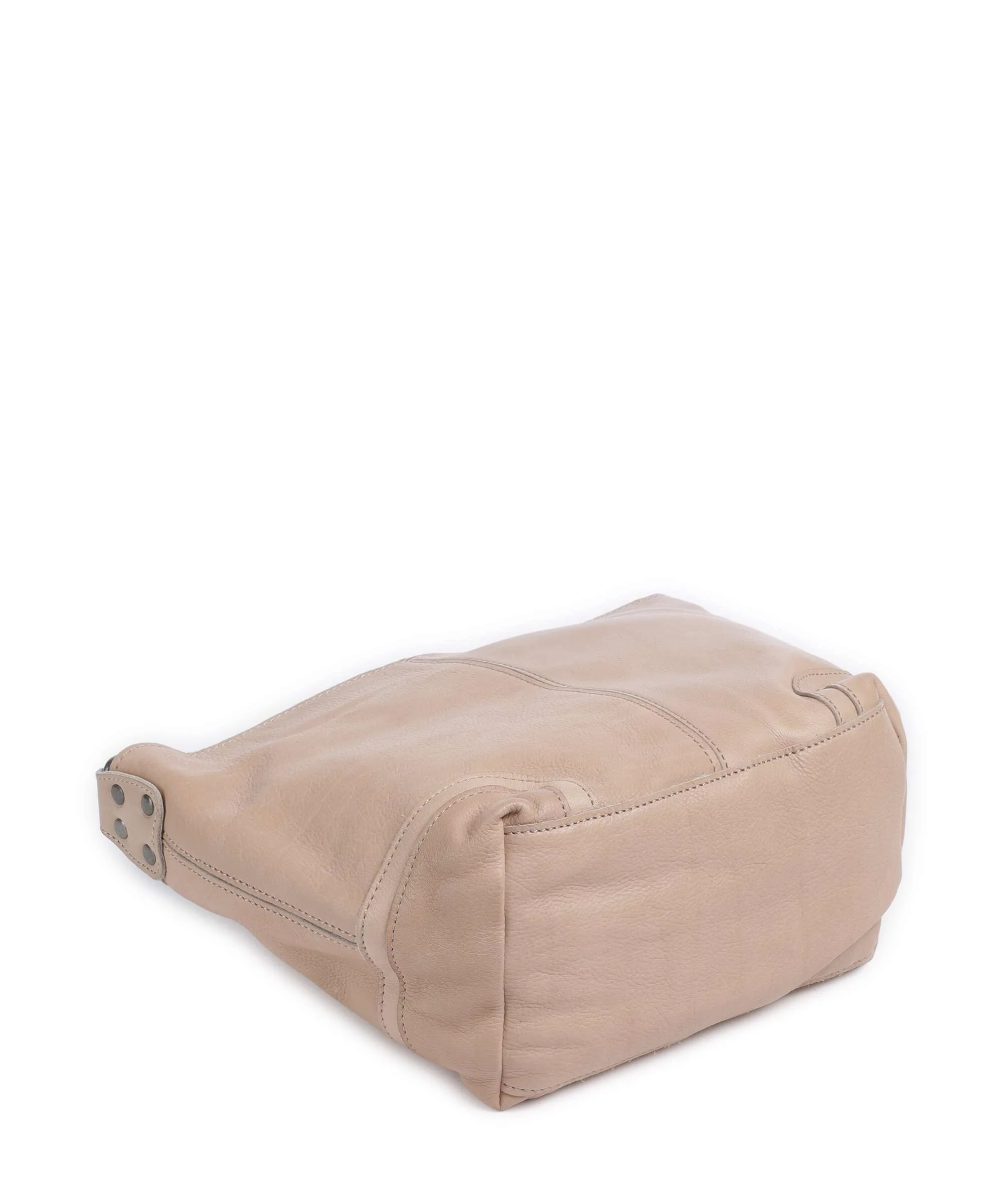 The Chesterfield Brand Washed Waxed Cow Lucy Sac porté épaule beige - Image 4