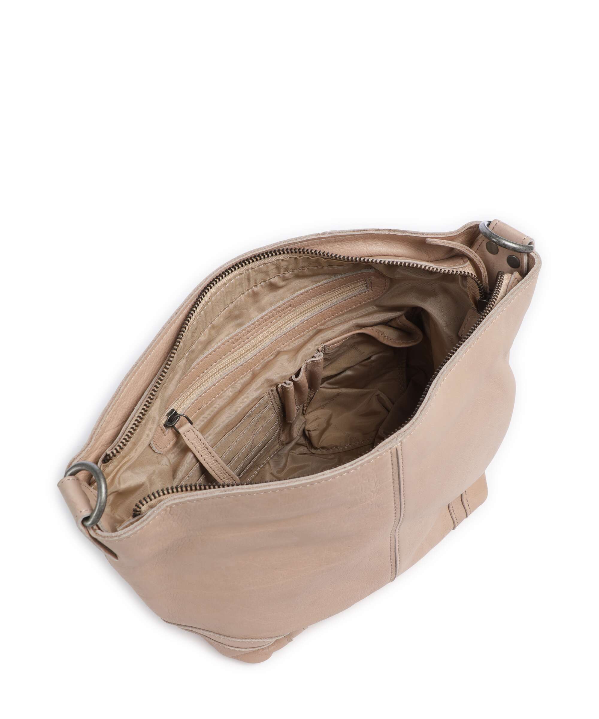 The Chesterfield Brand Washed Waxed Cow Lucy Sac porté épaule beige - Image 5