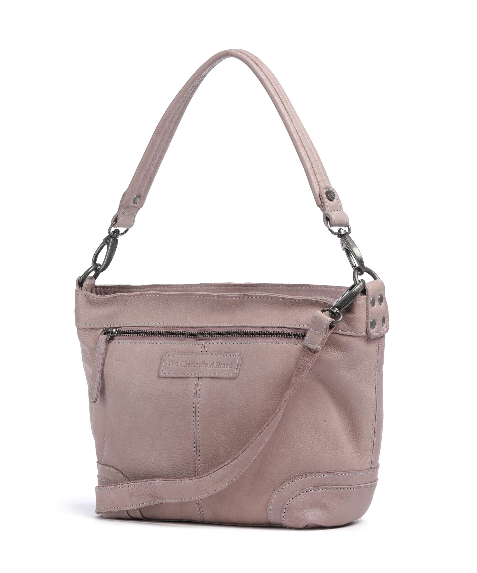 The Chesterfield Brand Washed Waxed Cow Lucy Sac porté épaule lavender lilac - Image 2