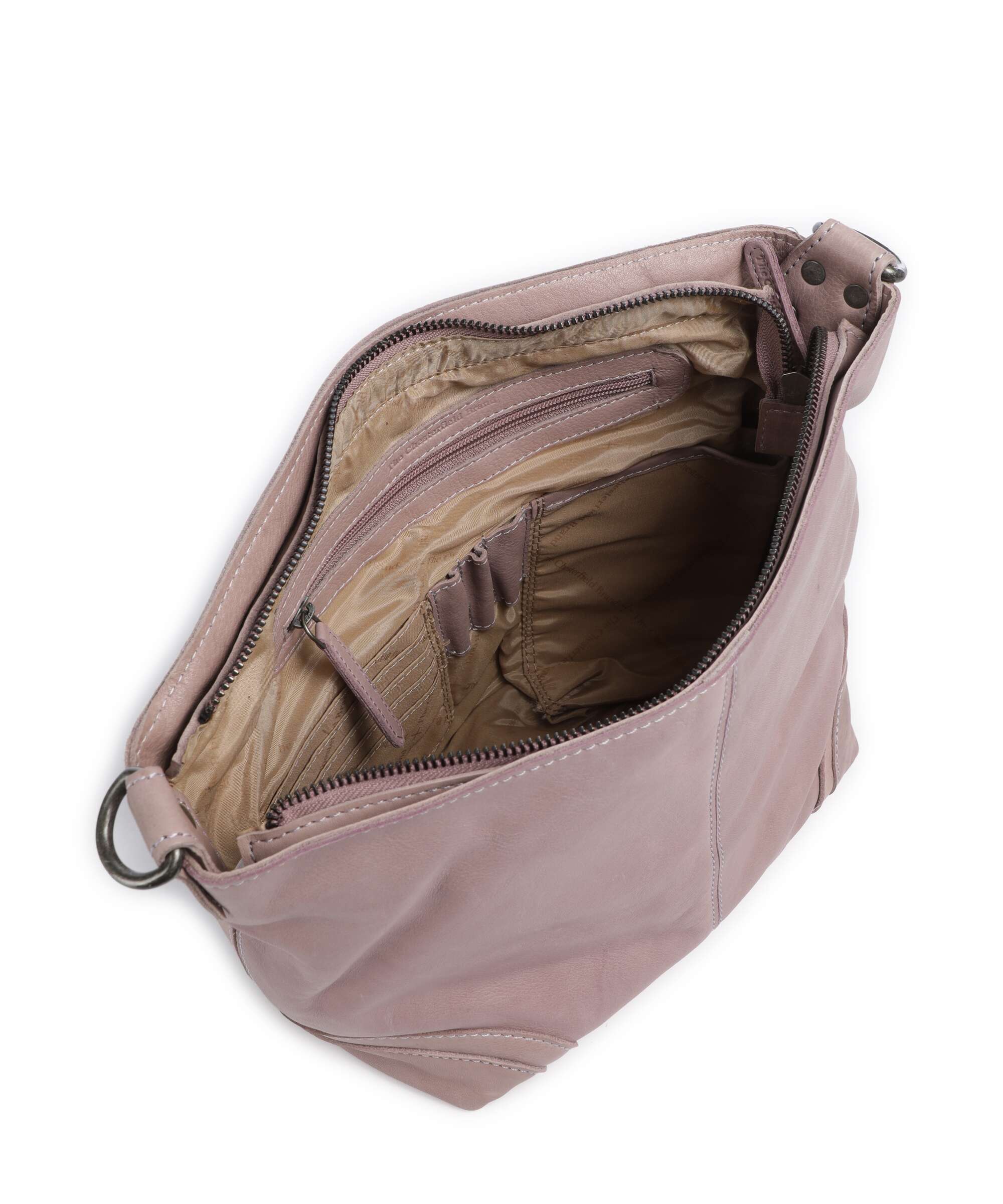 The Chesterfield Brand Washed Waxed Cow Lucy Sac porté épaule lavender lilac - Image 6